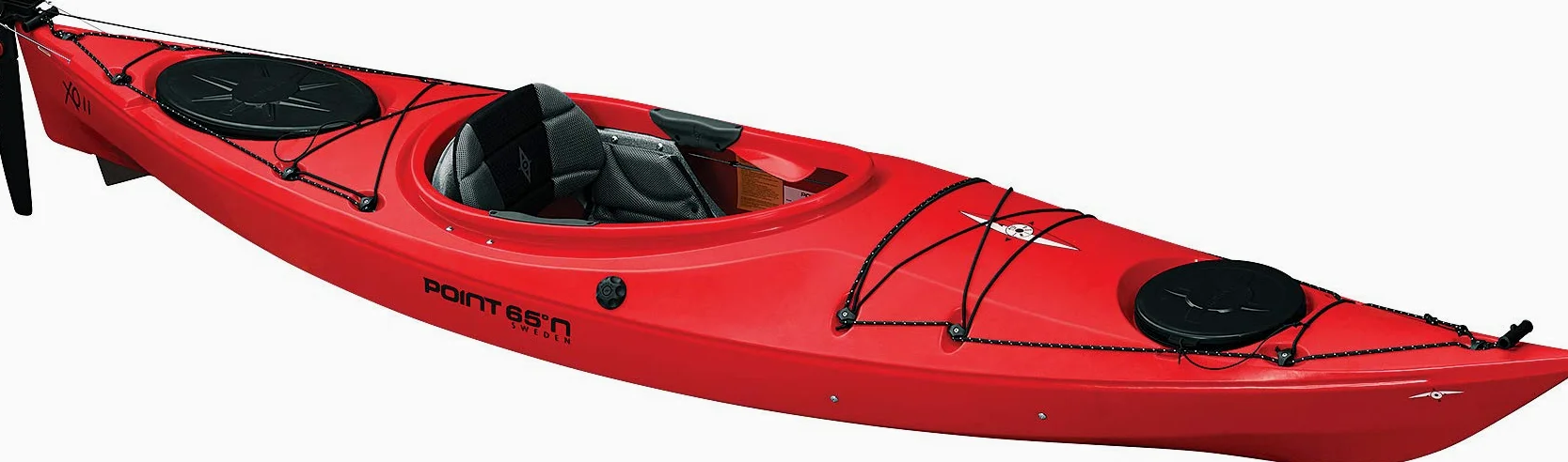 LONG WAVE Kayak DE TRAVESÍA con TIMÓN Y ORZA ABATIBLE Point 65 XO11 GT Kayak rigido de Aventura 1 Persona