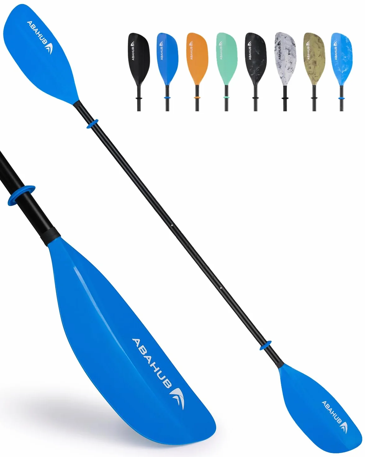 Abahub Remo Kayak Ajustable 210cm 230cm Pala Doble Aluminio
