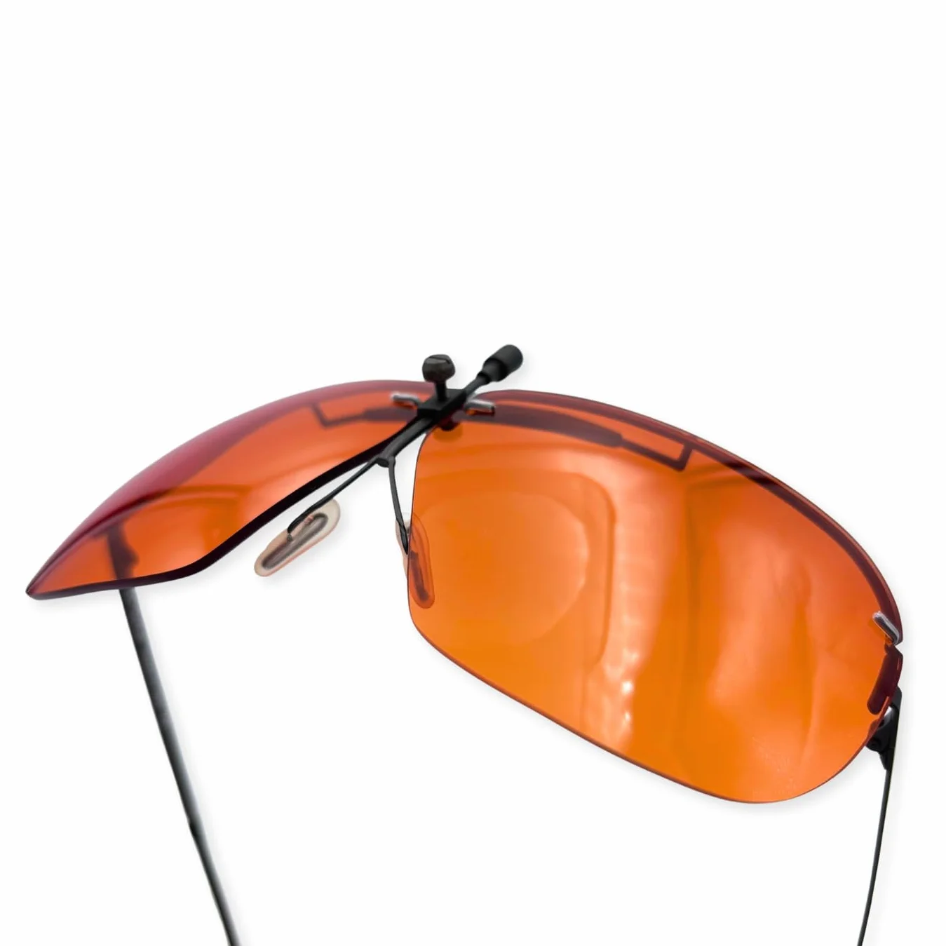 Gafas de Tiro y Polígono Deportivo modelo Roma con Lentes Intercambiables de Color NARANJA de Alto Rendimiento Fabricadas en Italia