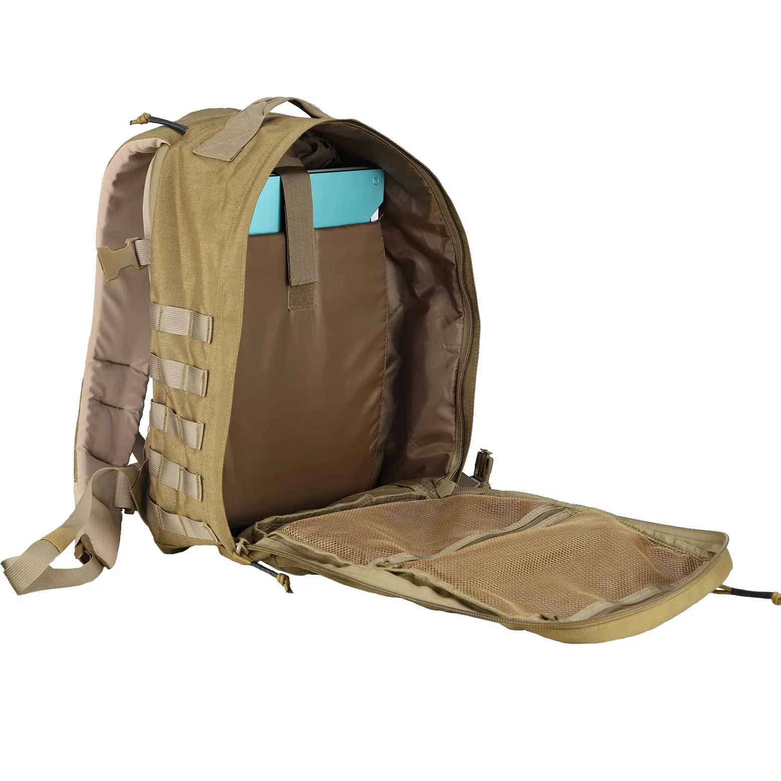 MGFLASHFORCE Molle Mochila Tactica Militar Policial Militares Hombre 30L, Compartimento De Computadora Portátil De 15.6"