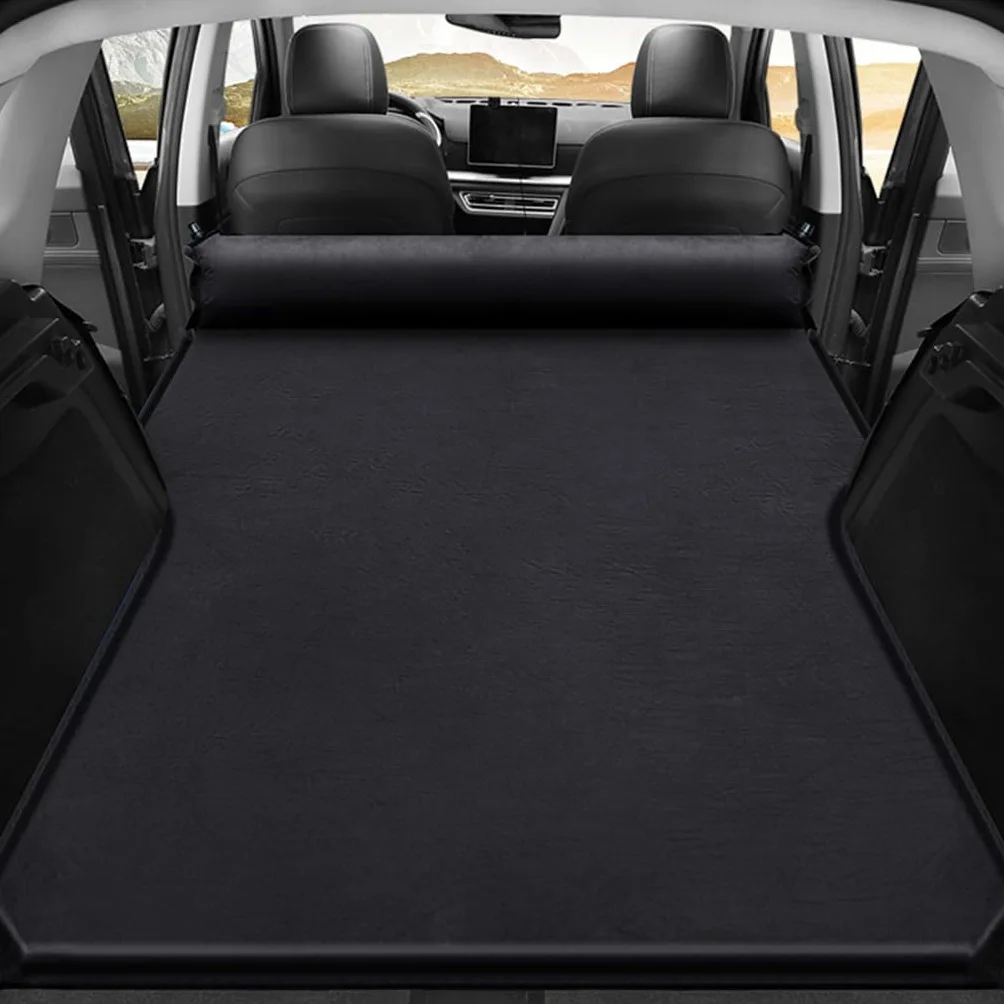 Colchón de Aire de Coche para BMW I3 2011-2023,Autoinflables Doble Acampada Cama Inflable Plegable Móvil Viaje Camping Colchonetas Colchón Hinchable,A- Black