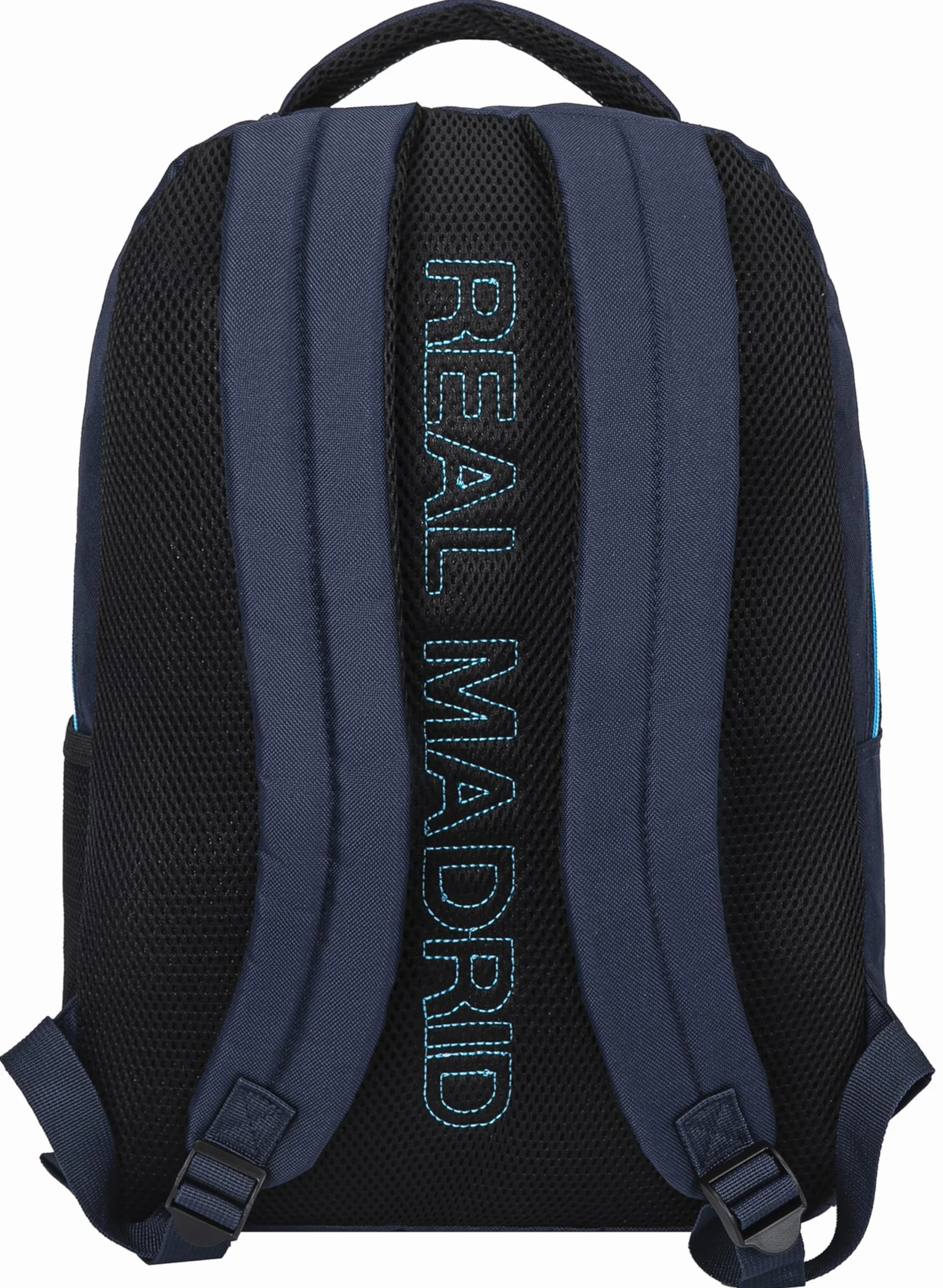 Real Madrid - Mochila escolar 3 compartimentos Real - Colección oficial