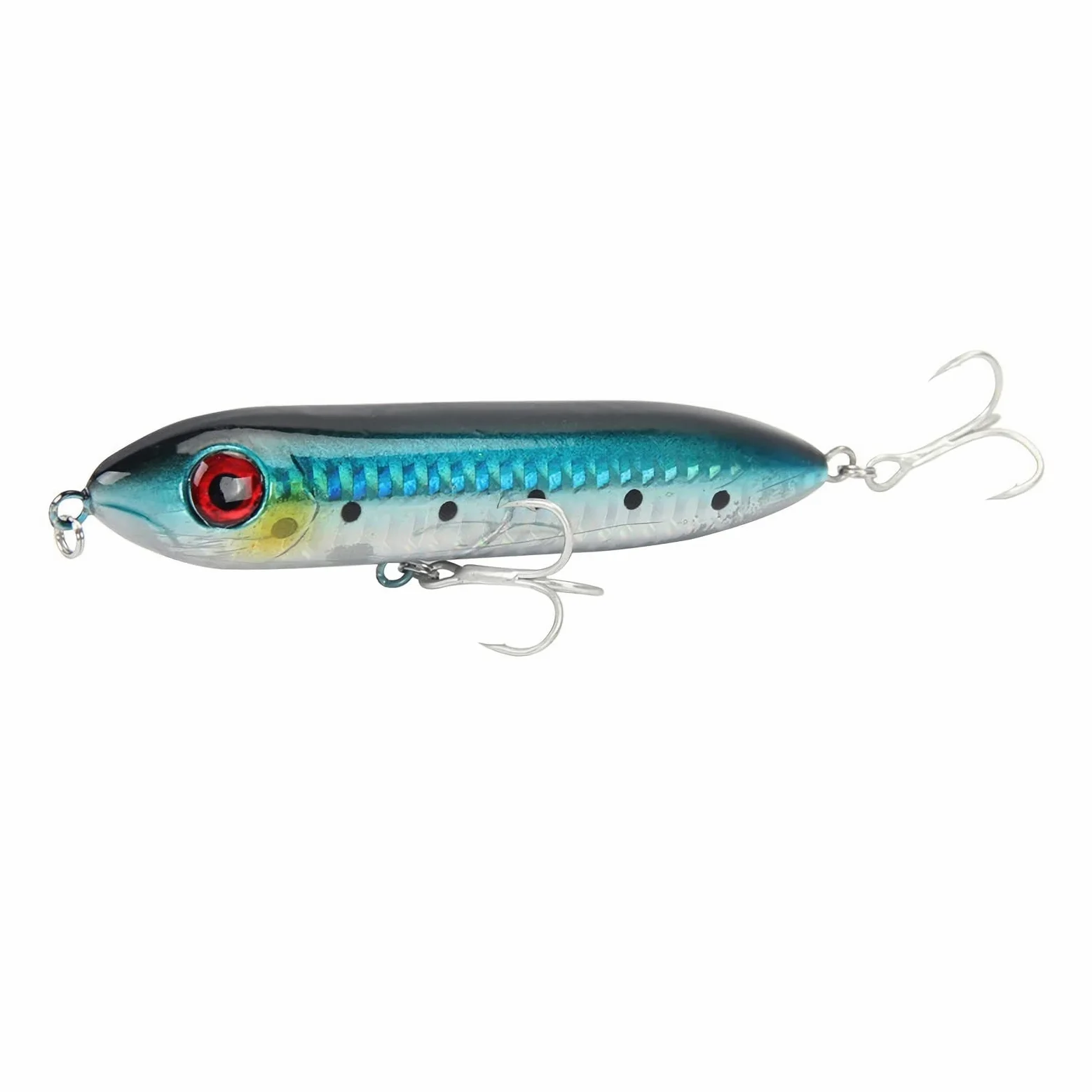 Cebos de Pesca, Señuelos de Pesca de 6 Piezas, plomos de 10 cm/14 g de Tiro Largo, señuelo de lápiz biónico Flotante, Cebo Duro Artificial for Agua Dulce y Salada, Simple y práctico