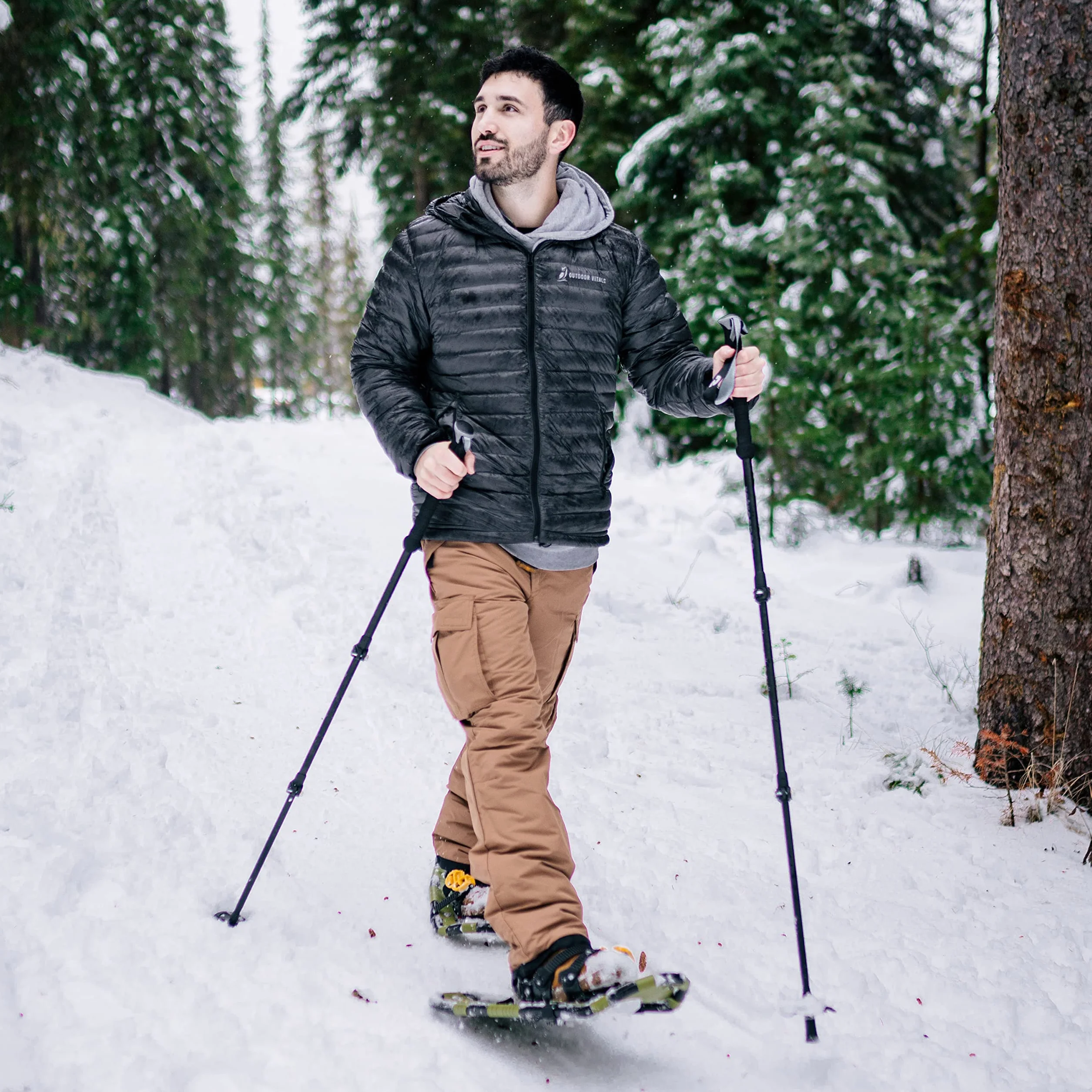 Retrospec Drifter Raquetas de Nieve para Hombres y Mujeres Marcos de Aluminio Doble Raqueta Zapatos de Nieve Ligeros