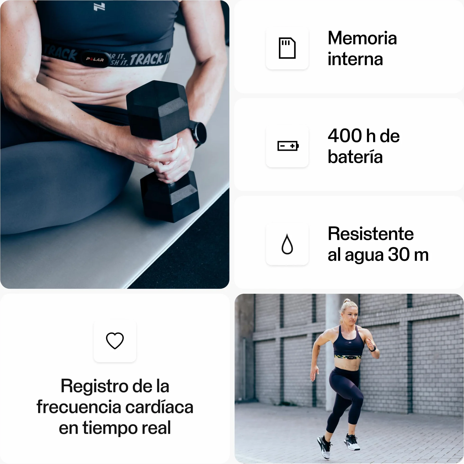 Sensor de FC Polar H10 – Negro – Ant+ y Bluetooth, precisión ECG/EKG, VFC, Resistente al Agua, Elástico Lavable a máquina, Ajuste cómodo, Batería reemplazable, para Deporte y Gimnasio M-XXL 75-115cm