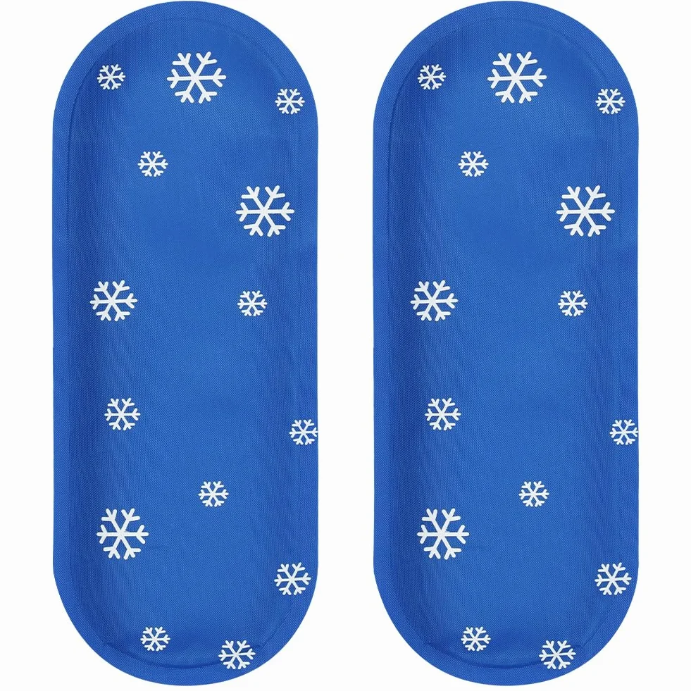 Bolsa de Gel Frio Reutilizable 2 PCS Nylon para Viajera, Estuche Medicamentos Diabetes y Refrigerador Insulina