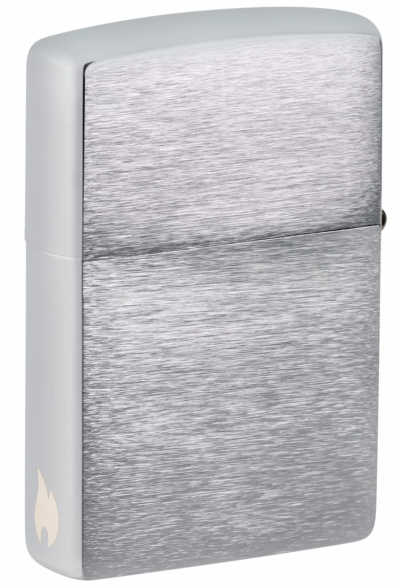 Zippo Encendedor a Prueba de Viento - Cromo Cepillado Recargable Reutilizable Caja de Regalo Hecho en EEUU