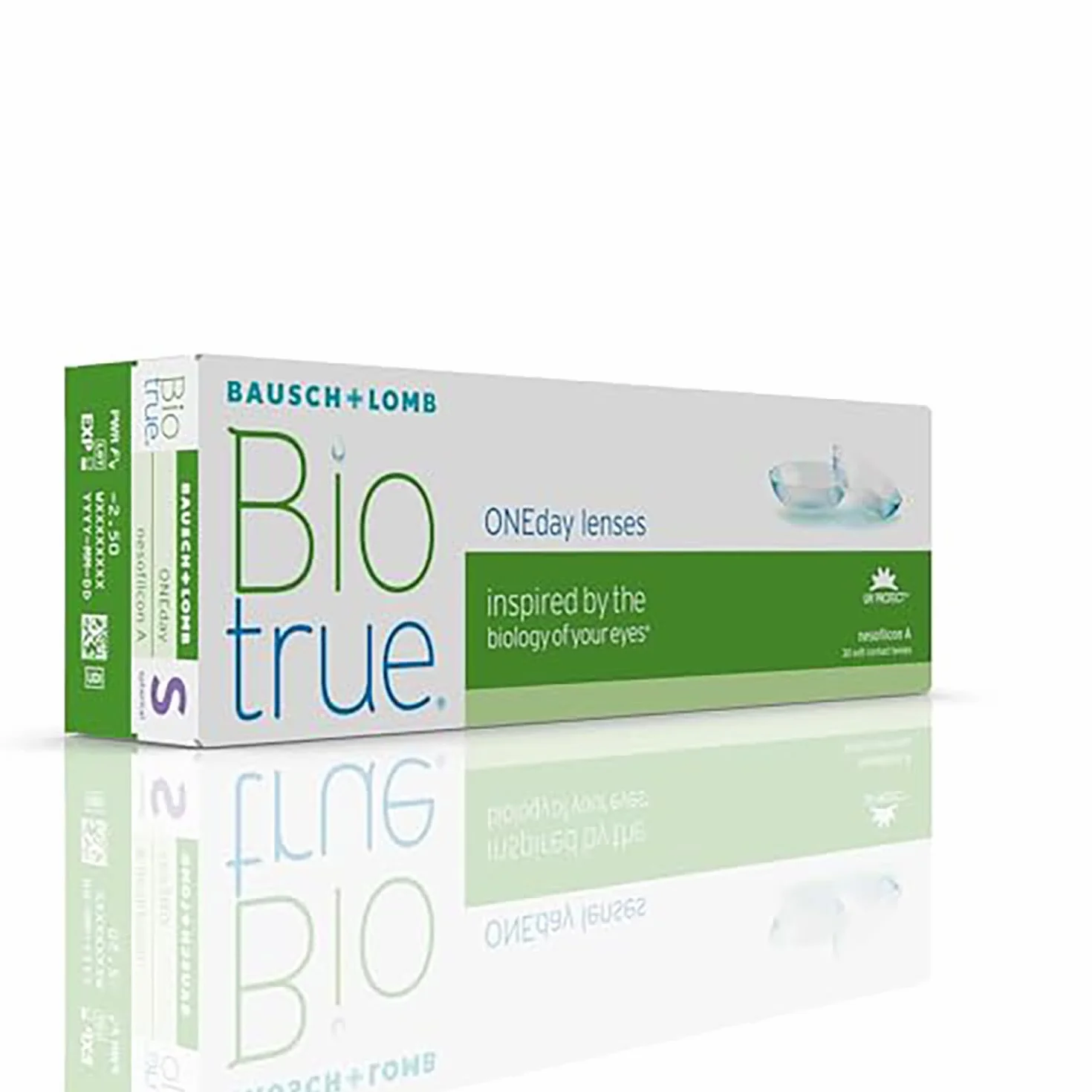 BAUSCH + LOMB Biotrue ONEday lentillas diarias esféricas 30 unidades 8.6 BC 14.20 DIA -02,50