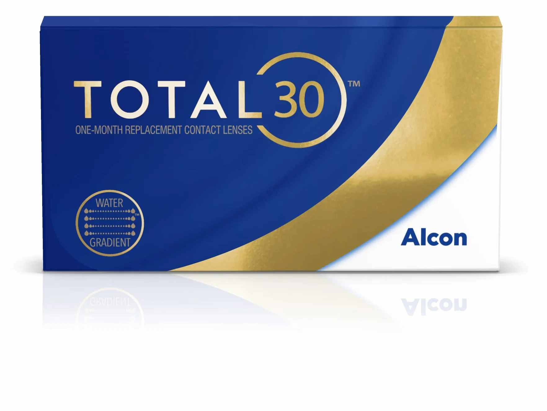 TOTAL30 lentes de contacto mensuales -3 lentes R 8.4 mm D 14.2 mm -05.75 dioptrías