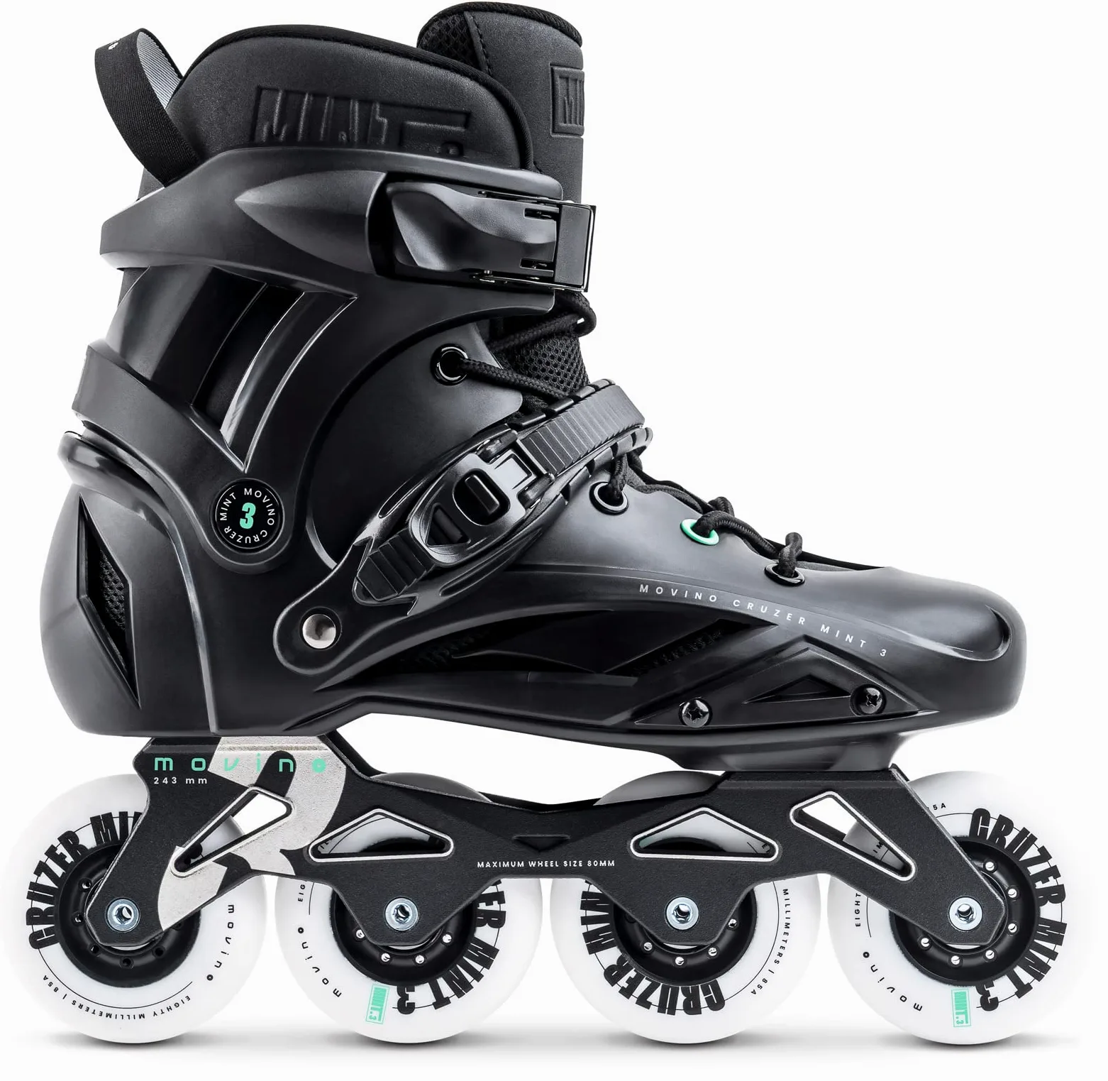 Movino Mint 3 Freeride Patines en Línea para Mujer y Hombres Patines en Línea Freestyle Urban Patines en Línea para Adultos Patines Urbanos Patines en Línea Patines para Mujeres Hombres Ruedas 80 mm