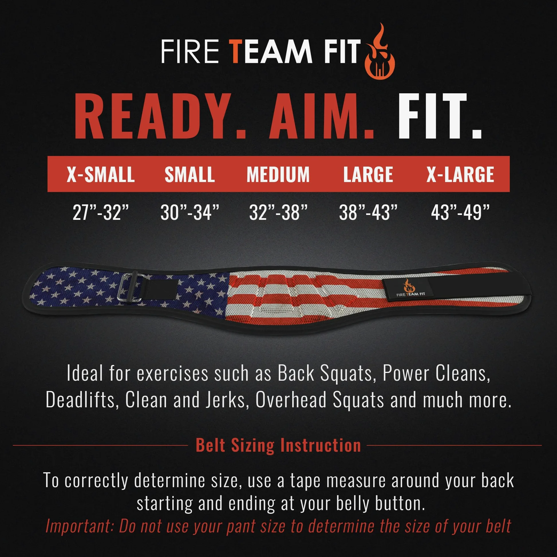 Fire Team Cinturón de levantamiento de peso, cinturón de levantamiento olímpico para hombre y mujer, 15,24 cm, sujeción de la espalda para halterofilia