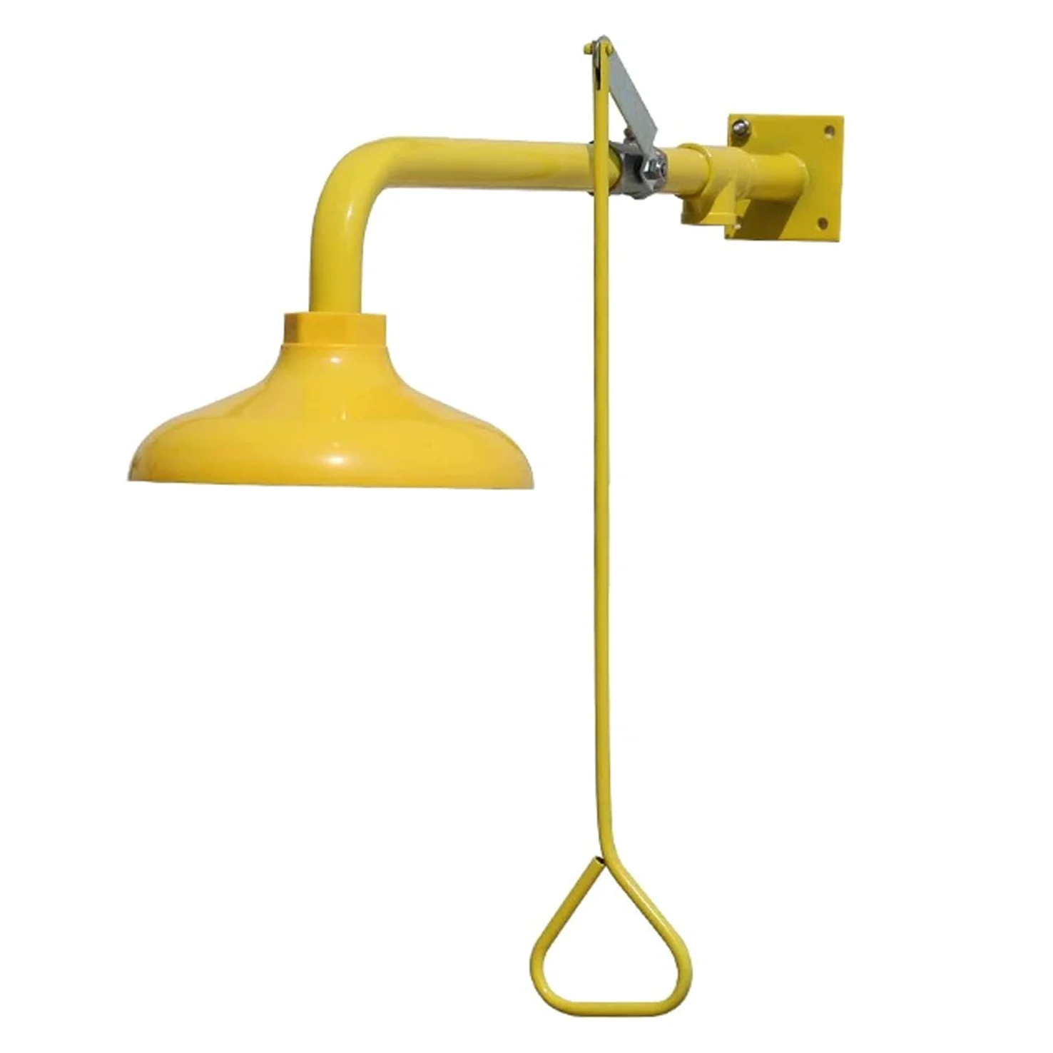 Estación De Ducha Montada En La Pared, Ducha De Emergencia De Acero Inoxidable, Caudal De Ducha 75,7 L/min, para Plantas Químicas, Fábricas, Escuelas Y Laboratorios