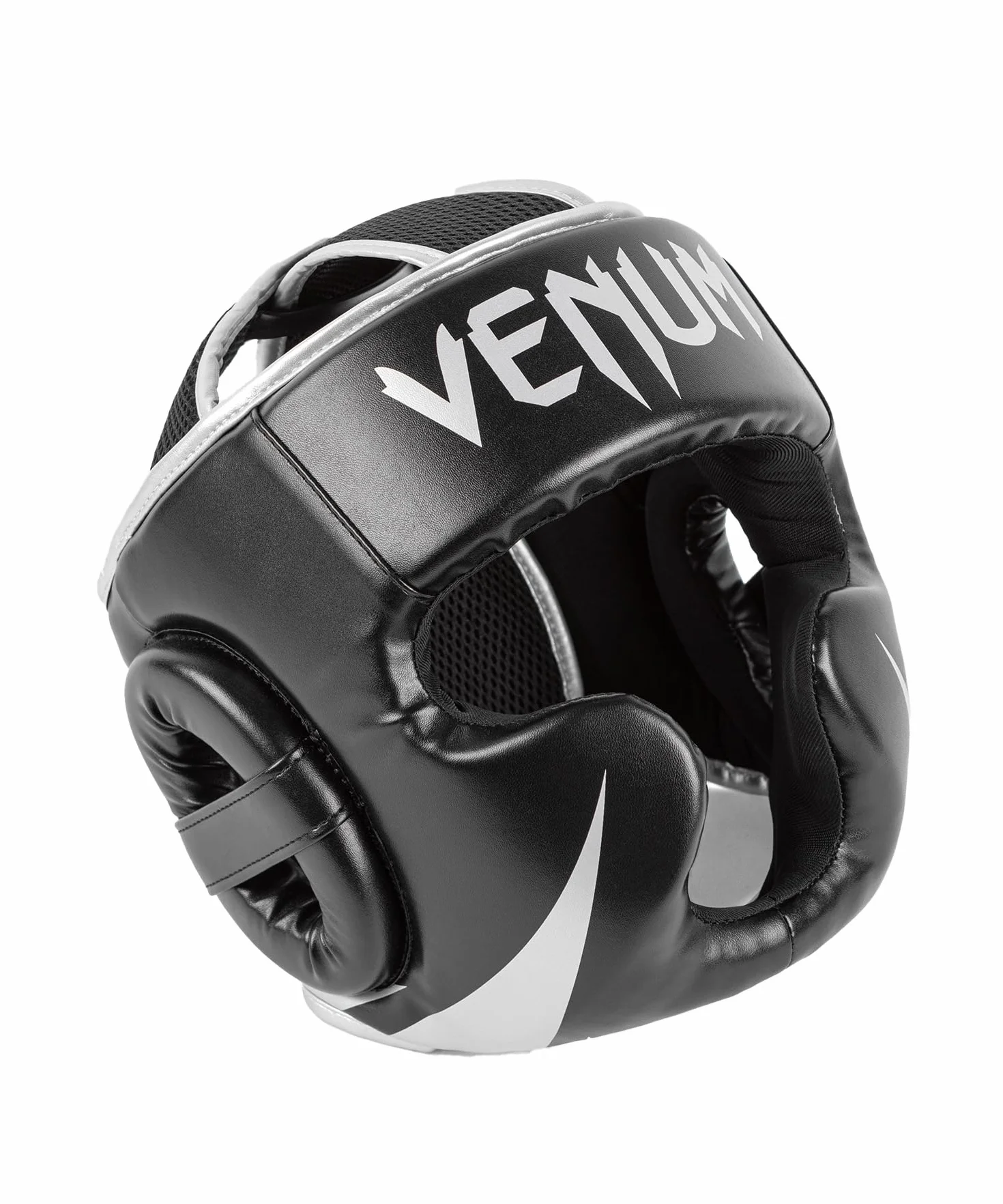Venum Challenger Protector de Cabeza Negro/Plata