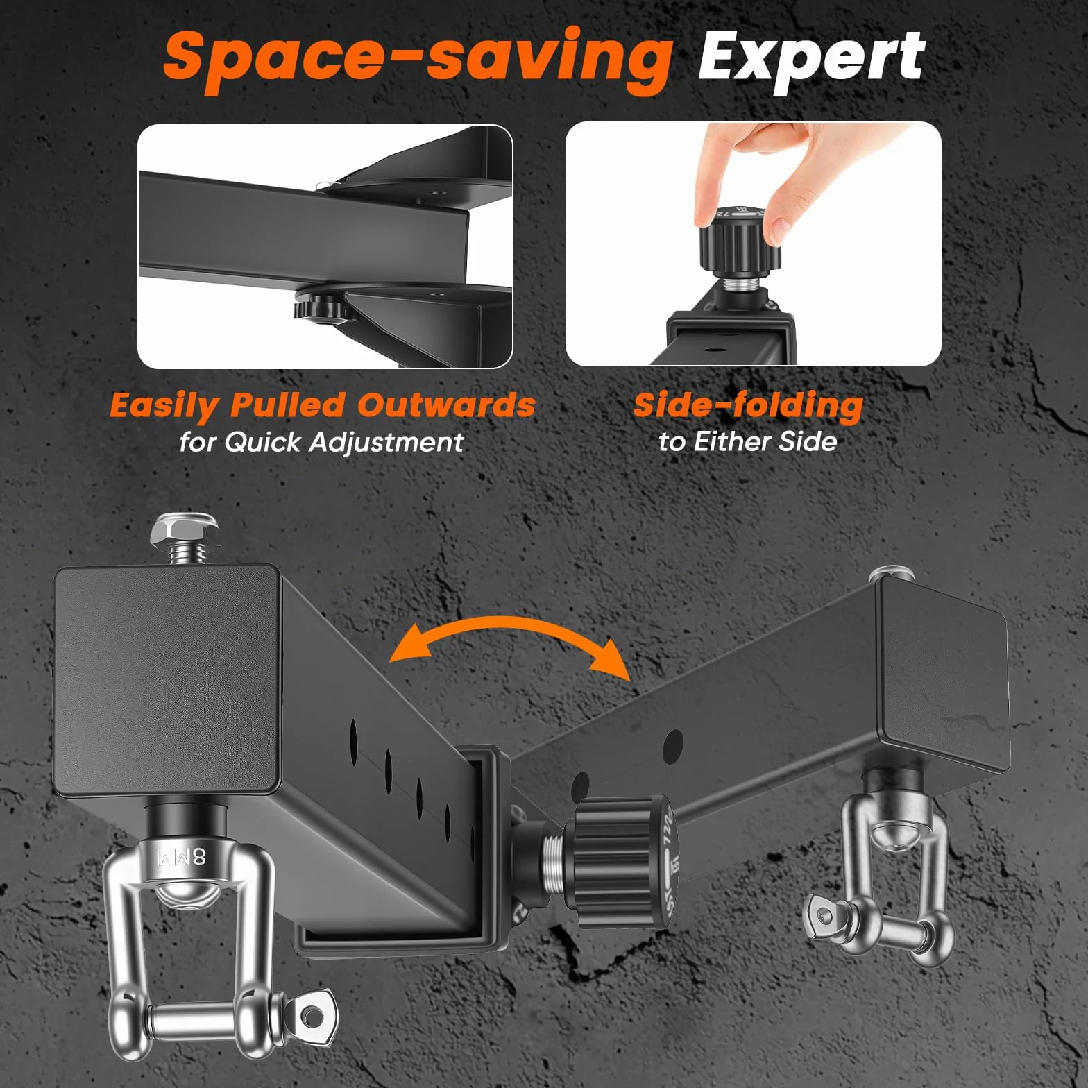 Soporte para Saco de Boxeo, Soporte para saco de boxeo ajustable con rotación de 180°, Soporte giratorio resistente para gimnasio en casa, adecuado para kickboxing, Muay Thai, MMA y bolsa de velocidad