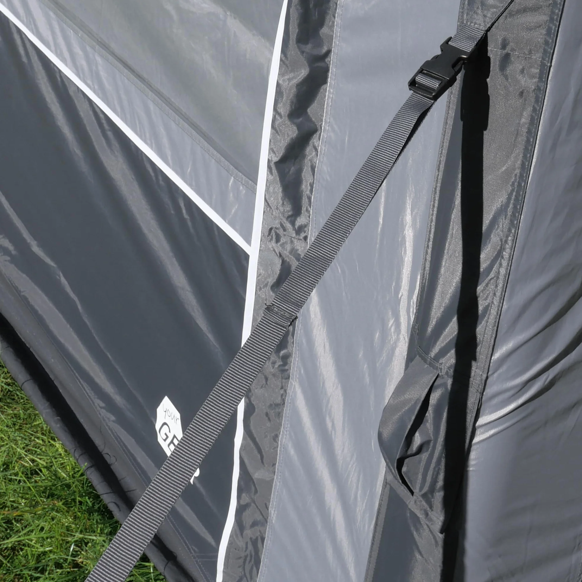 your GEAR Porto Air – Toldo hinchable – Toldo – Toldo de viaje – Toldo para caravana (gris, 420 x 270 cm)