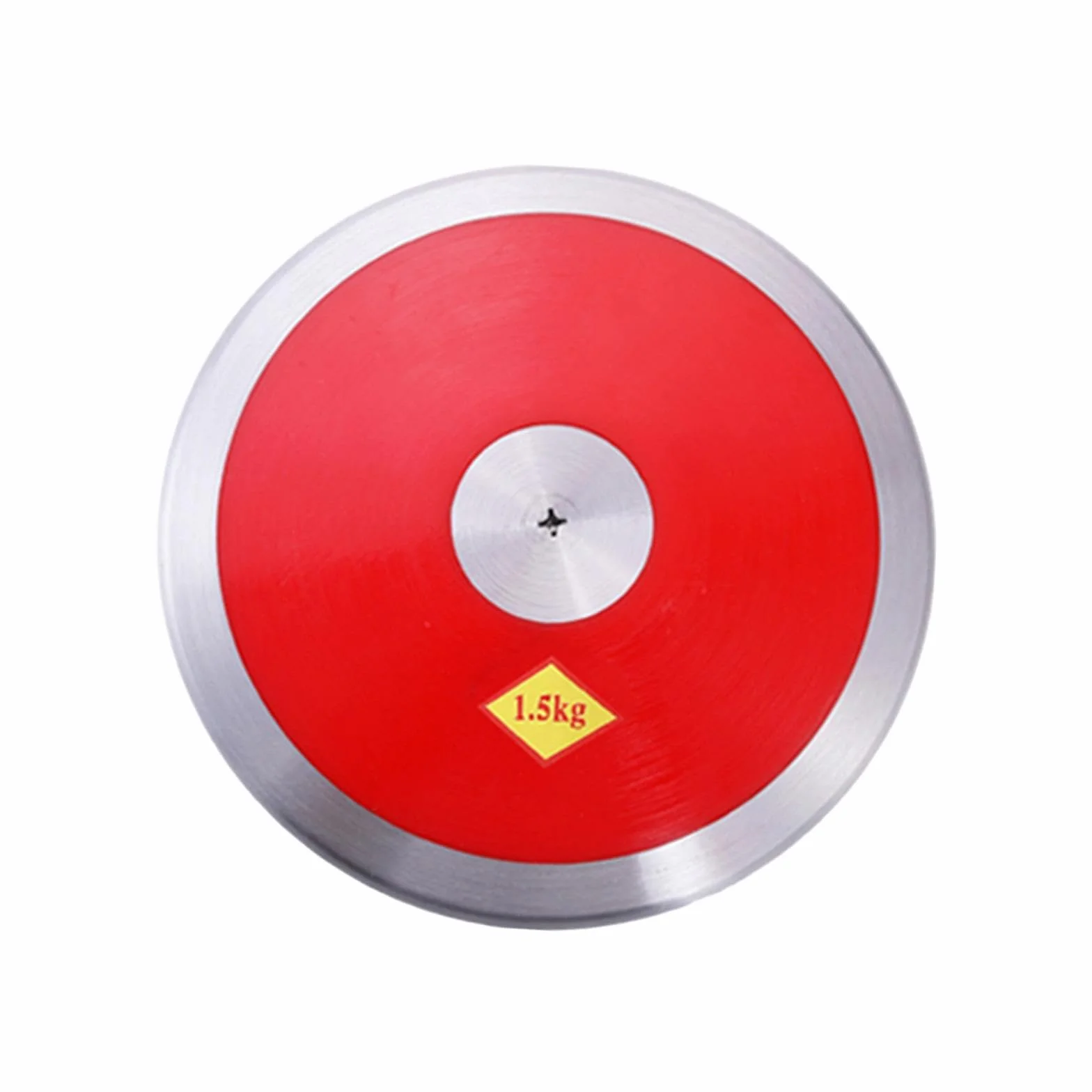Baoblaze Disco de Lanzamiento de Nailon de 1,5 kg para Entrenamiento Deportivo, con y Centro de Acero, para Estudiantes de Secundaria.