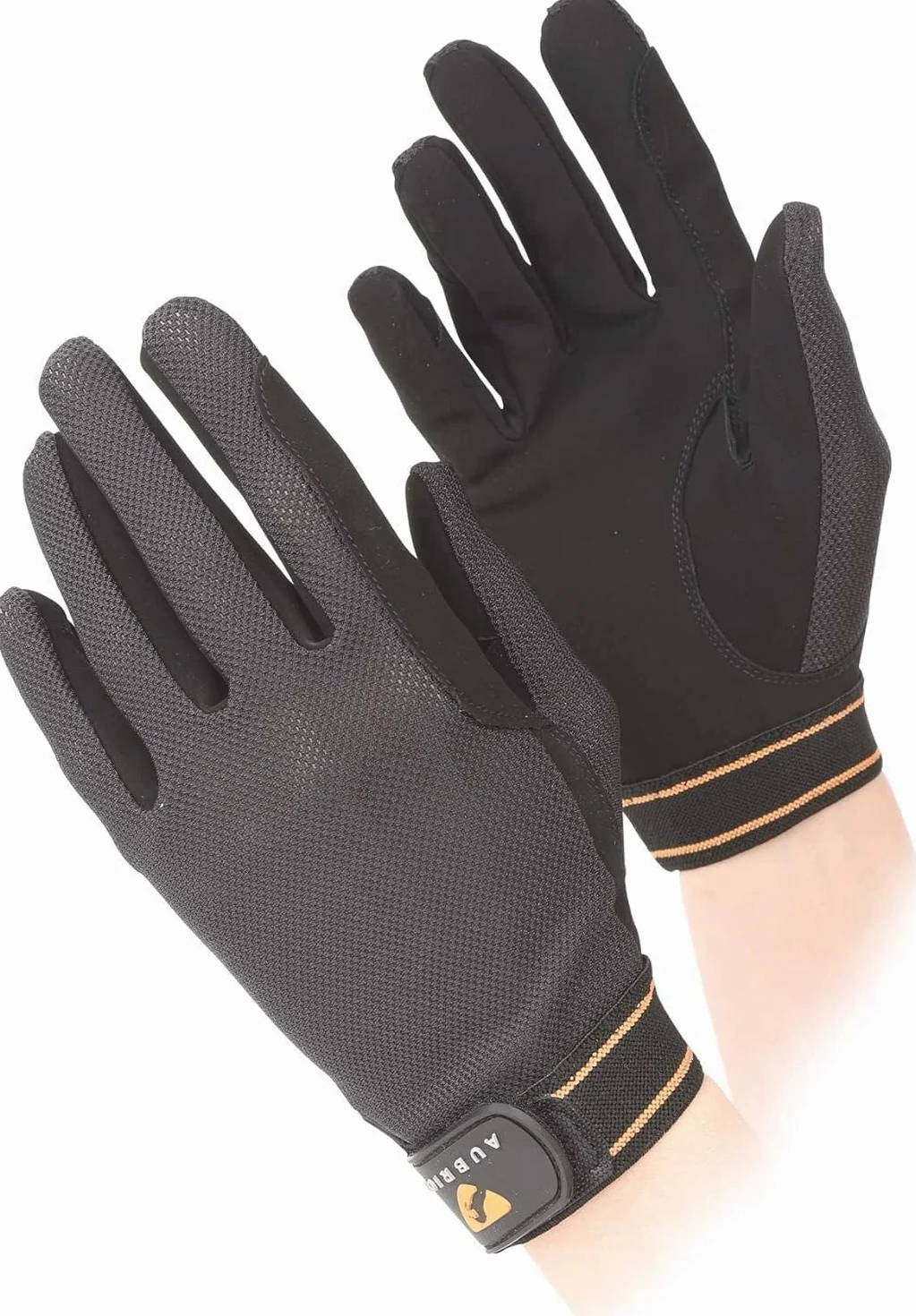 Shires Aubrion - Guantes antideslizantes de malla para montar a caballo