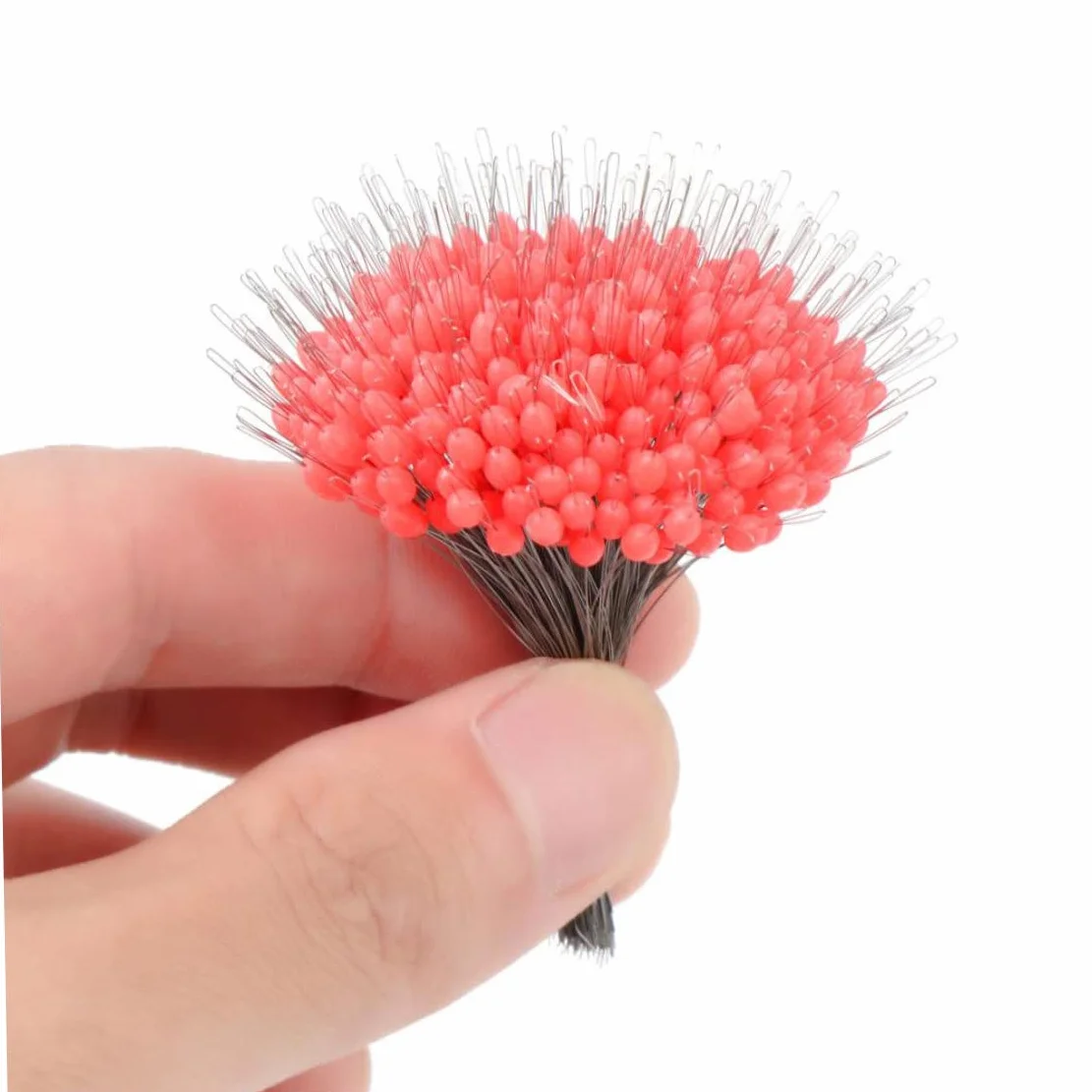 Jorzer Tope de Goma de Flotador Táquero de Pesca Silicona Pesca de Goma Bobber Tope de Frijoles Flotador Accesorios de la línea de Pescado para 2.5# -5.0# Línea 300pcs