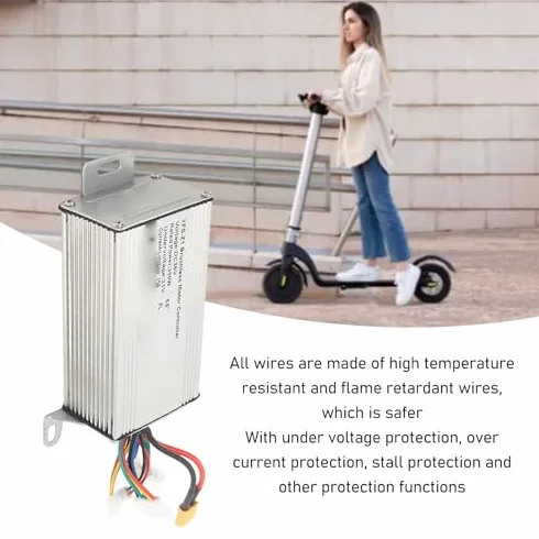 Controlador Scooter Eléctrico y Bicicleta Eléctrica, 36V 350W Efectivo para Motores, Ideal para Usuarios Profesionales y Recreación Urbana