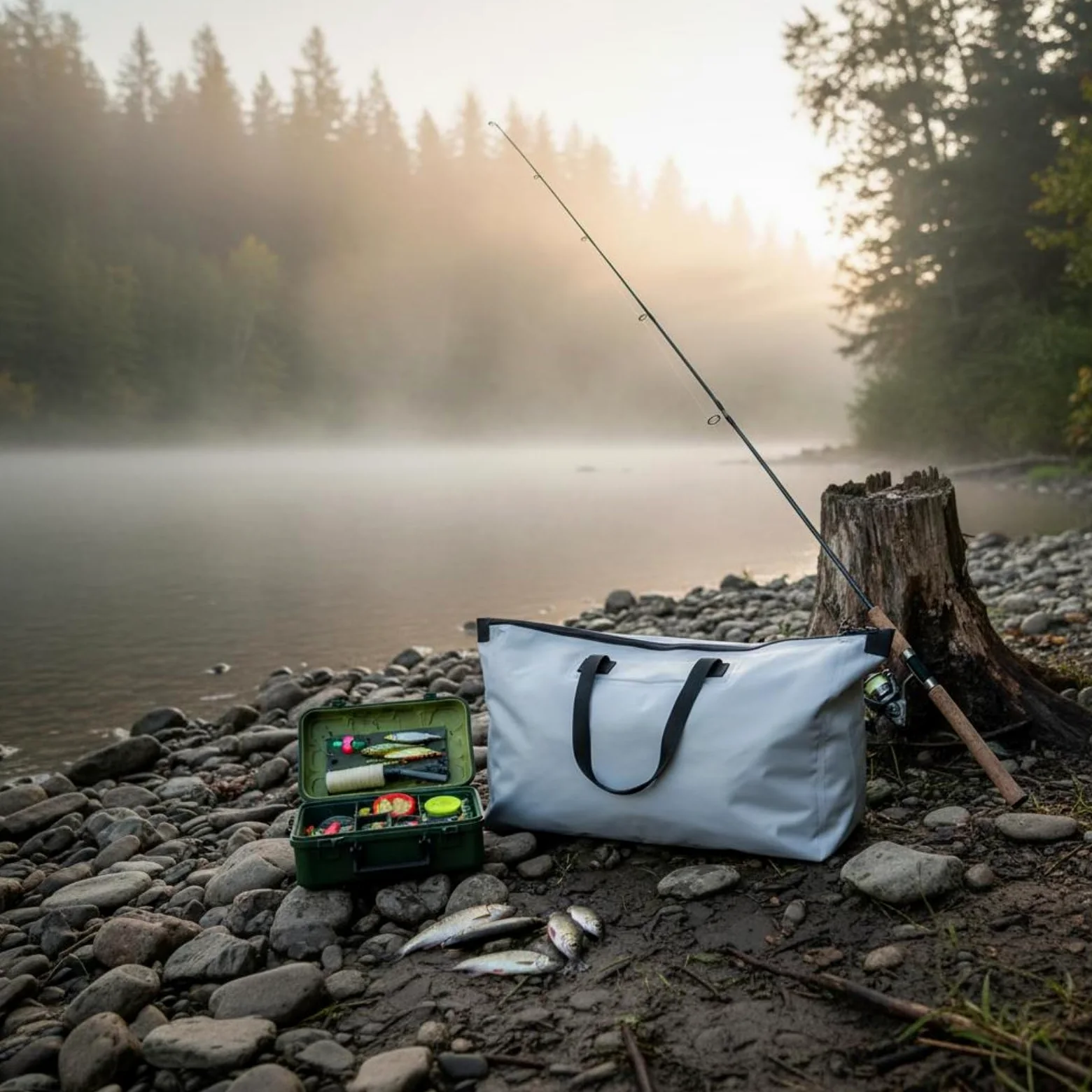 Bolsa Térmica Pesca Grande Capacidad Equipo Al Aire Libre Portátil para Camping