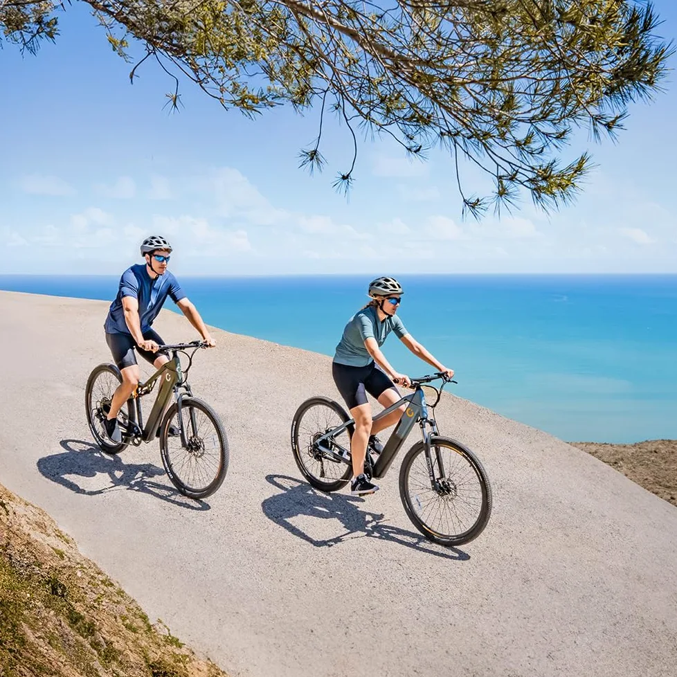 Cecotec Bicicleta Eléctrica de Montaña 29" Supreme. 120Km de Autonomía, Doble Suspensión, Cambio Shimano Cues de 10 Velocidades y Doble Disco de Freno Hidráulico Tektro