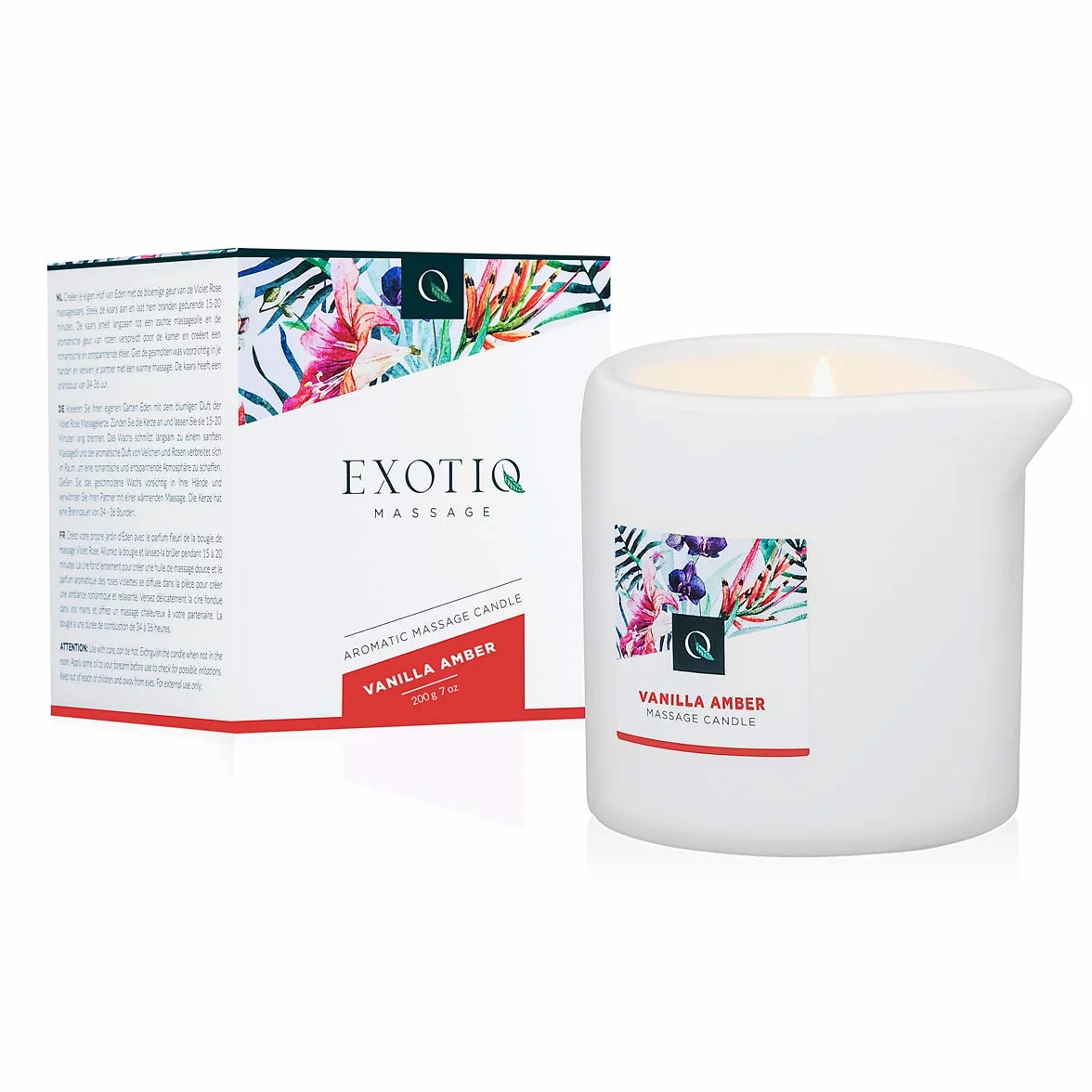 Exotiq Massage Candle Vanilla Amber 200 ml