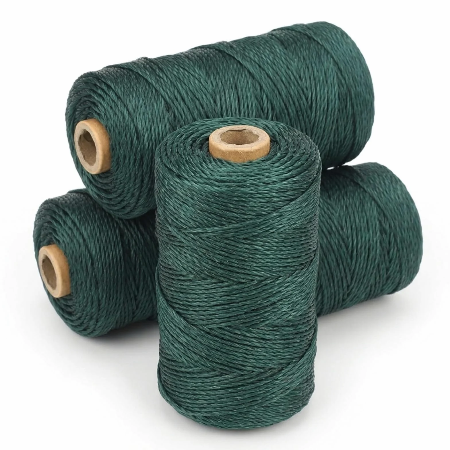 3 piezas de cuerda de línea bancaria verde No.36 trenzado cuerda de nailon fuerte para pesca, camping, supervivencia al aire libre, líneas de señuelo, redes, mejoras para el hogar (2 pies)