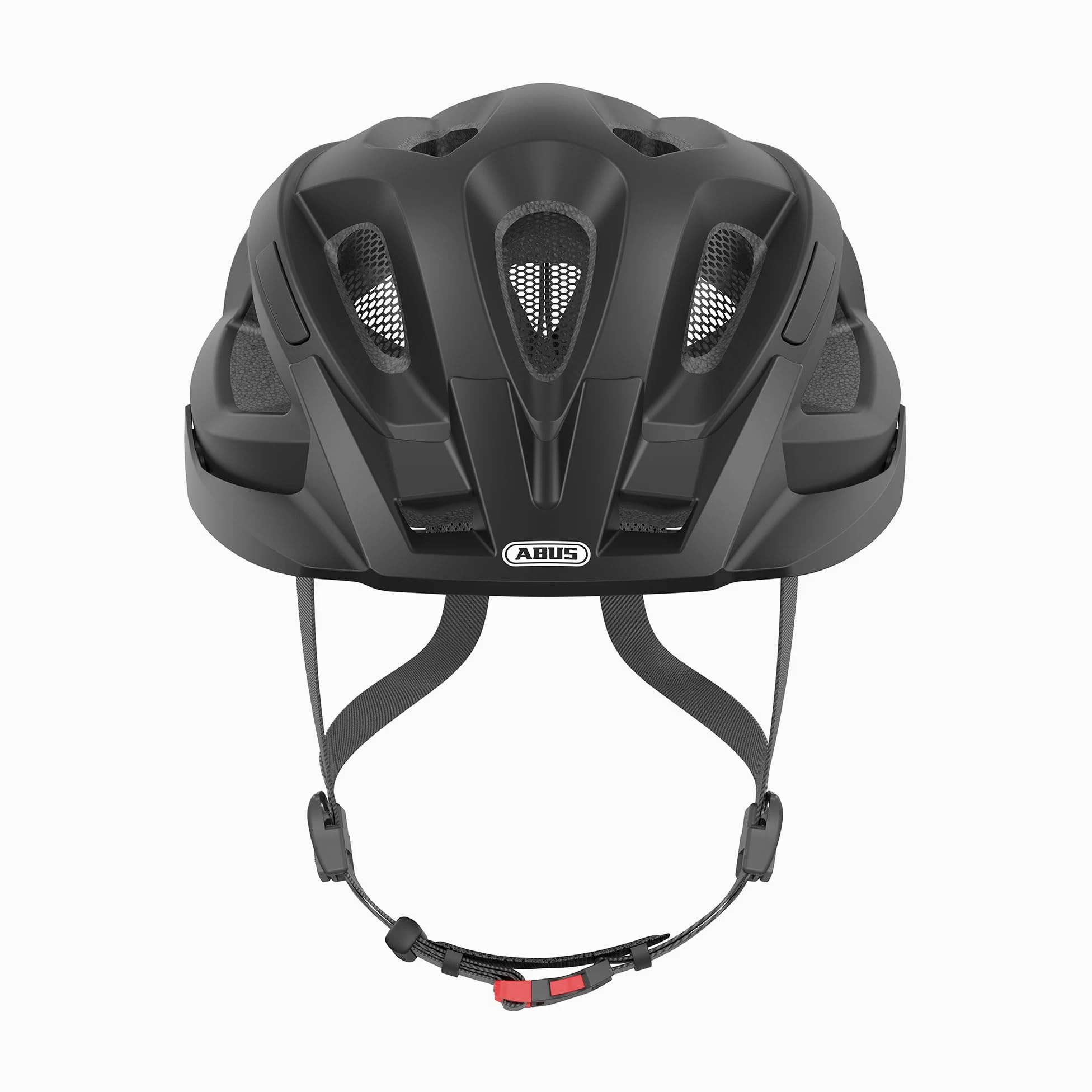 ABUS Casco de Bicicleta Aduro 2.0 con Luz, Negro Mate, Talla L | Casco deportivo urbano, unión In-Mold EPS y policarbonato, buena ventilación, reflectores