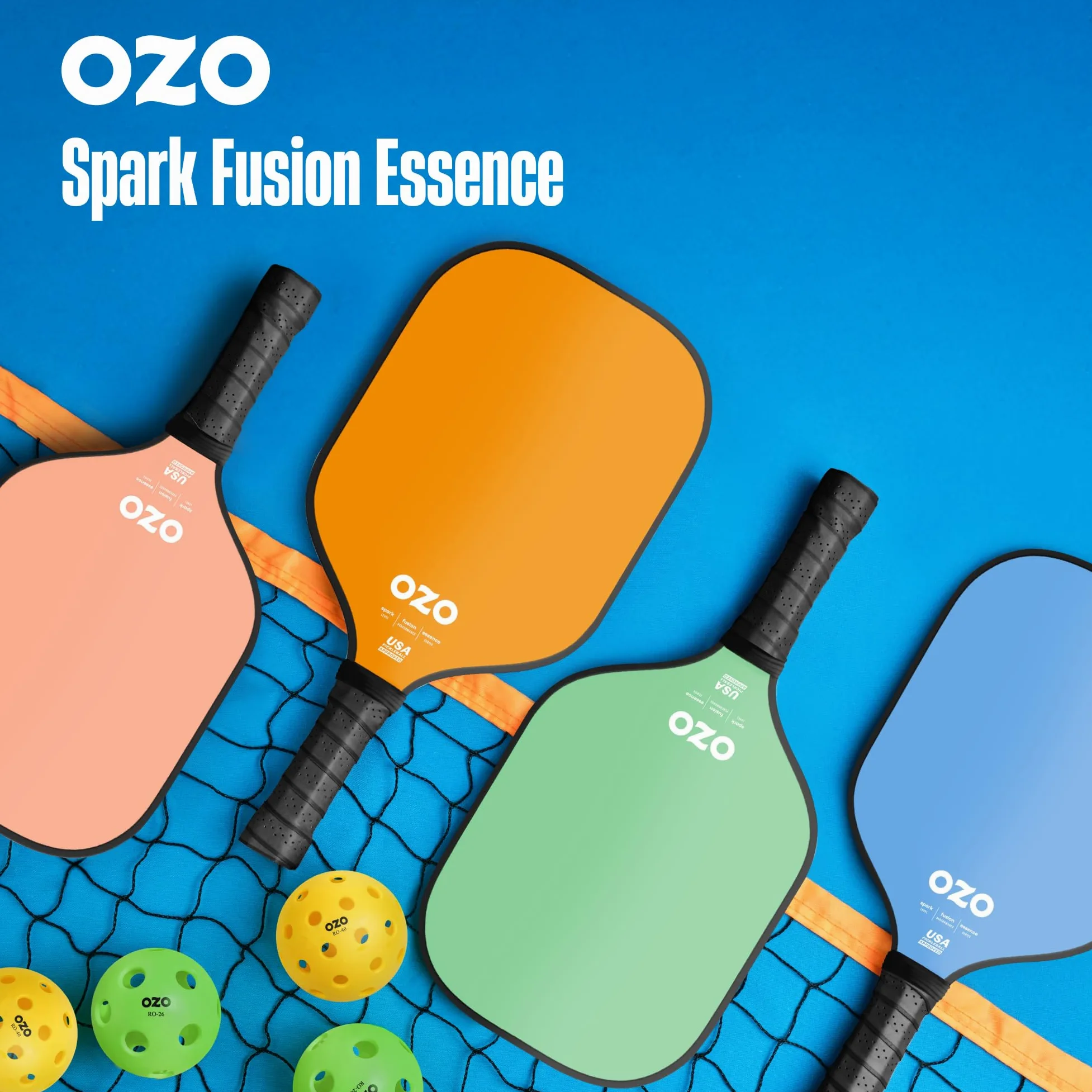 OZO Pickleball Set of 4 Paddles - Paddle Unisex Adulto