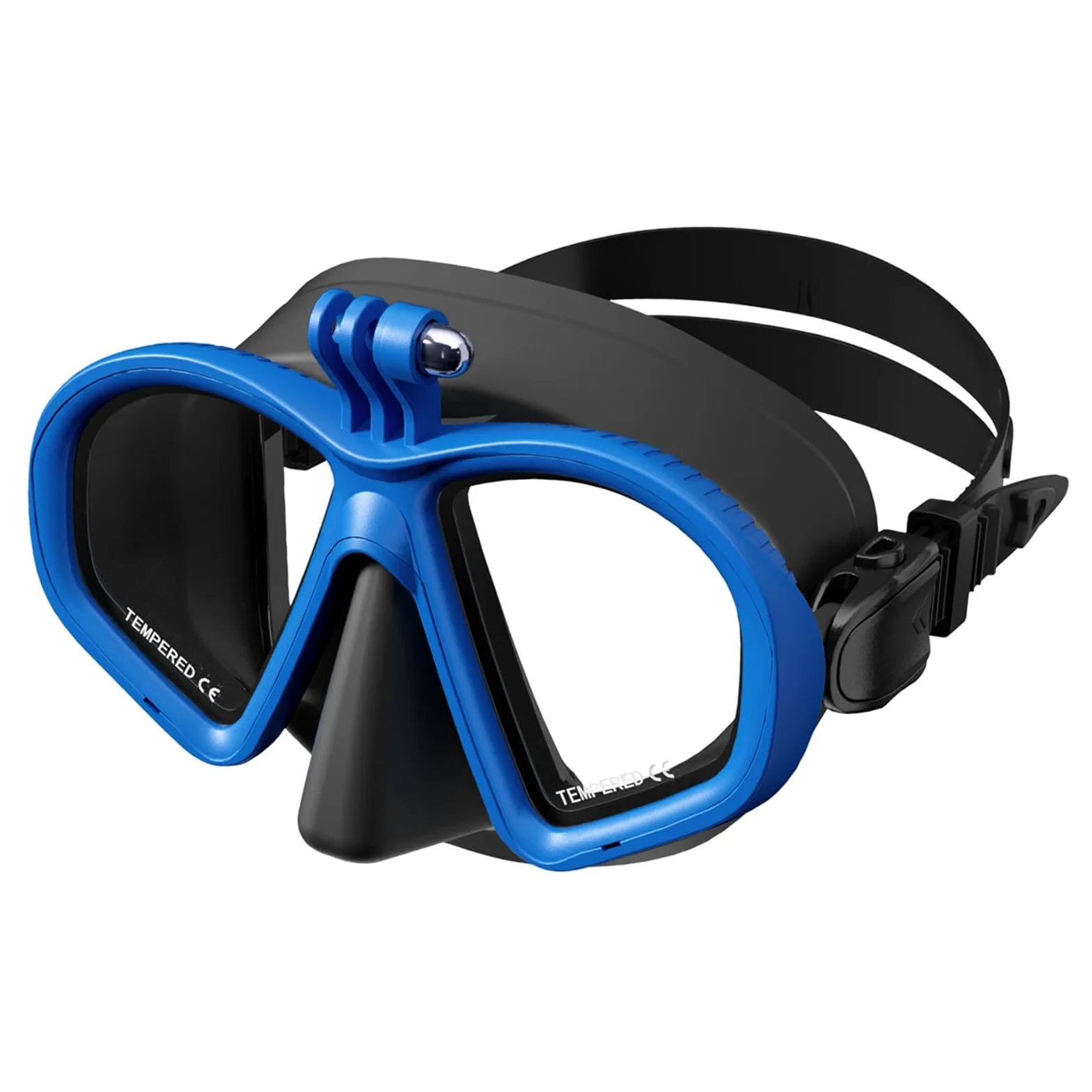 Gafas de Buceo, Gafas de Snorkel, Ligeras, con Soporte para Cámara Deportiva, Equipo de Snorkel, Máscara de Buceo para Buceo, Buceo Libre