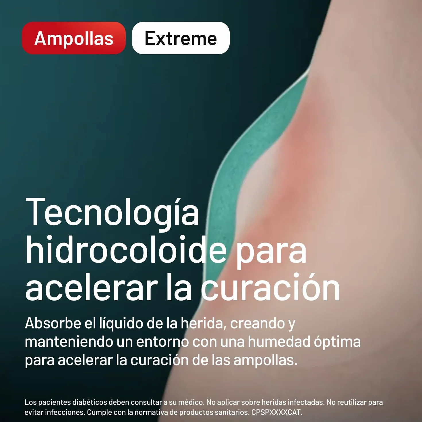 COMPEED Ampollas Extreme Protección Acolchada Contra Rozaduras Pack 12 uds