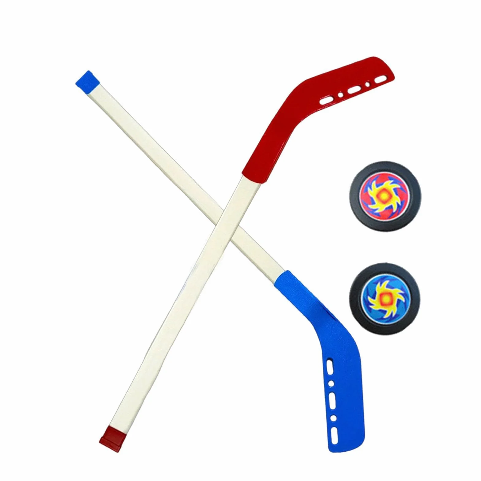Juego de palos de hockey sobre hielo - Juego de palos y pelotas de hockey callejero para niños - Equipo de entrenamiento de hockey juvenil, juego de iniciación de hockey perfecto, regalos de cumpleaño
