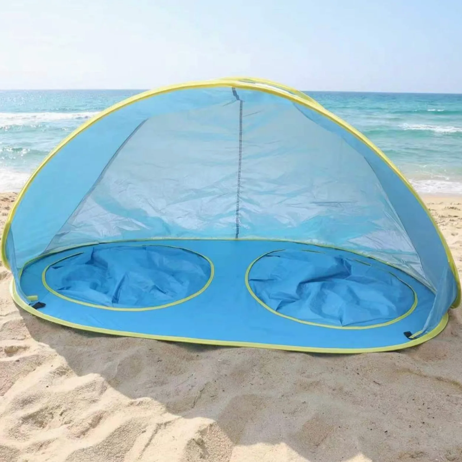 Tienda de Playa para Niños Protección Solar UV contra el Sol | Pop-Up para Playa para Campamento de Verano, Natación, Jardín y Guardería