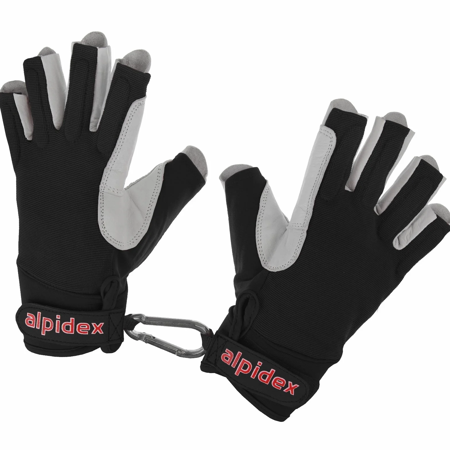 ALPIDEX Guantes de Escalada Unisex de Cuero auténtico