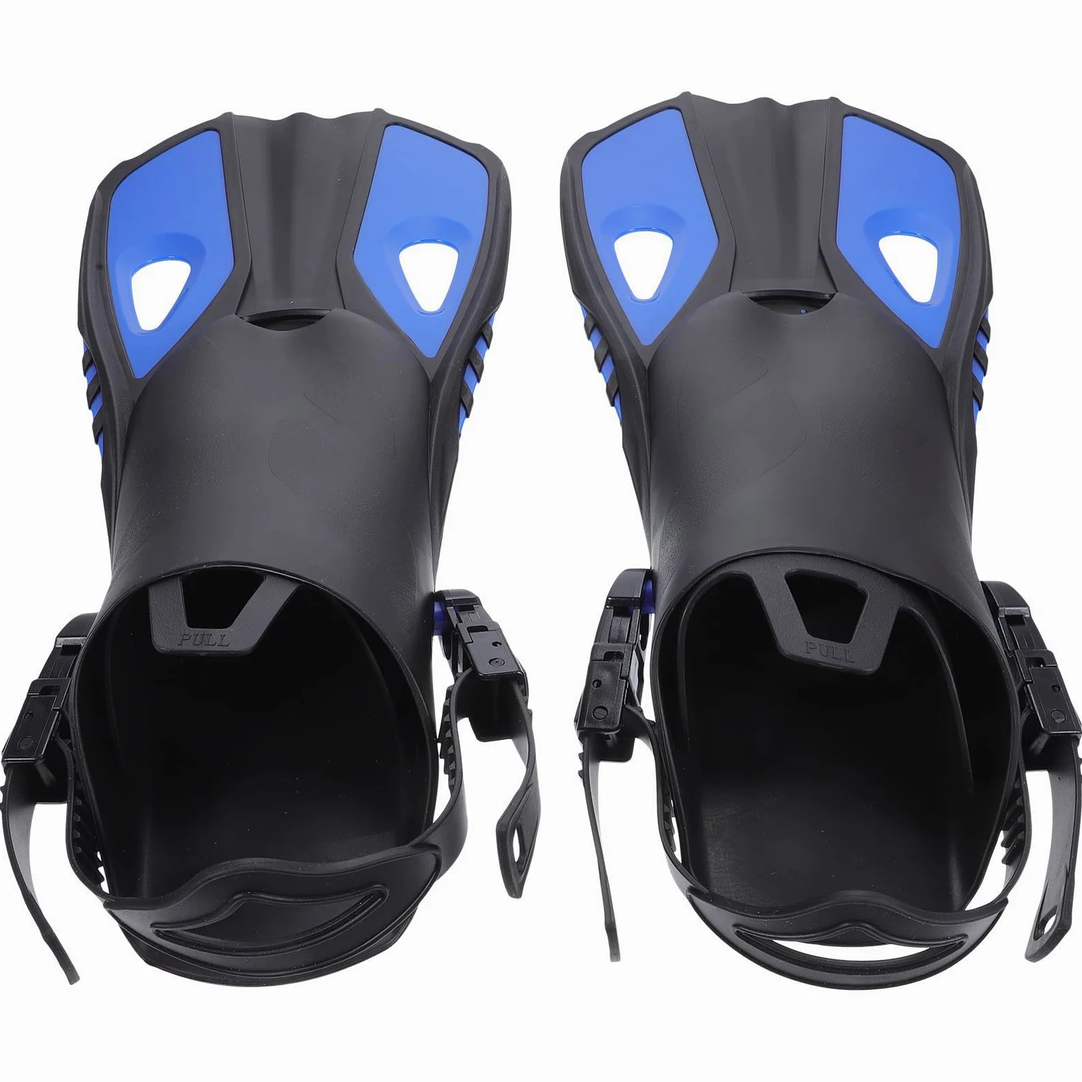 Aletas de Snorkel de Goma, Azul, Ajustables, para Natación y Snorkel, para Mujeres Principiantes, Calzado de Buceo y Entrenamiento