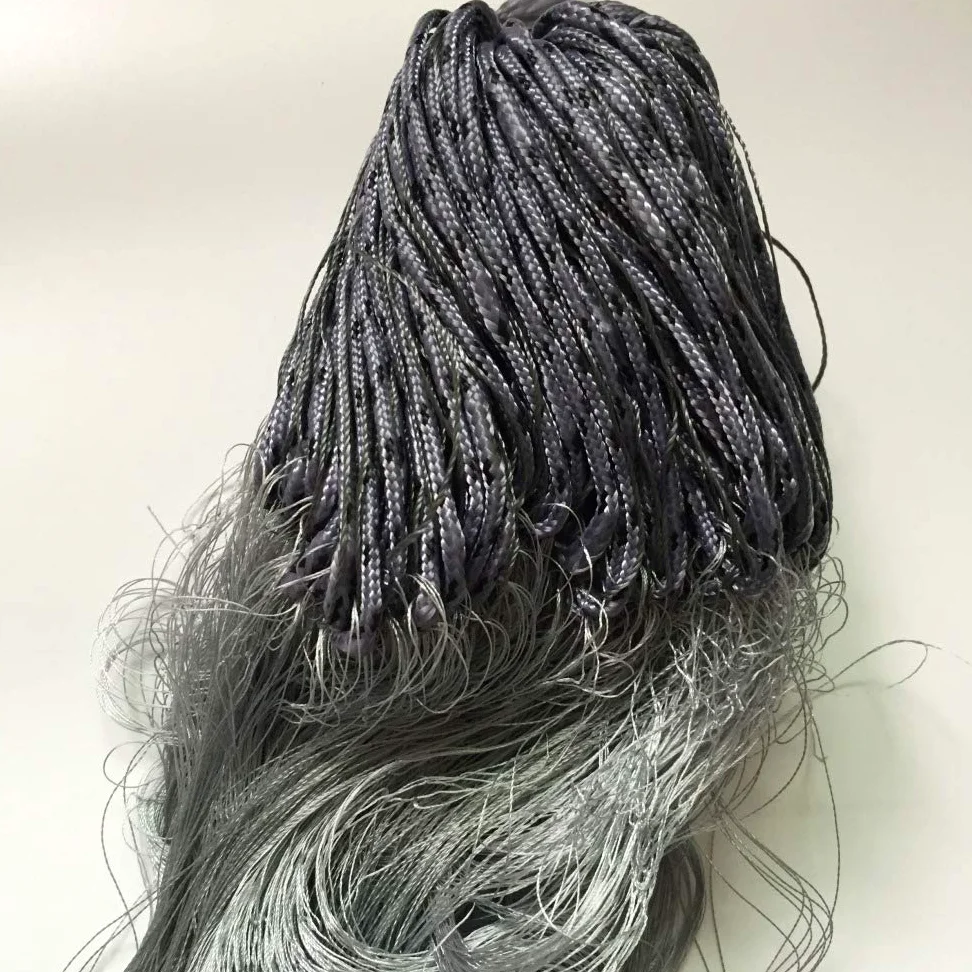 Trampa de pesca de monofilamento, alambre trenzado de 3 capas, 1,8 x (30 m o 60 m), red de enmalle de pesca, multifilamento, red de pesca