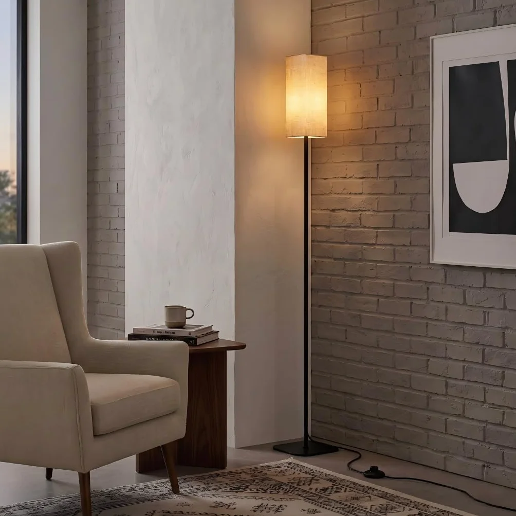 IPARTS EXPERT Lámpara de pie LED estilo moderno-retro, 67 po hauteur, pour salon