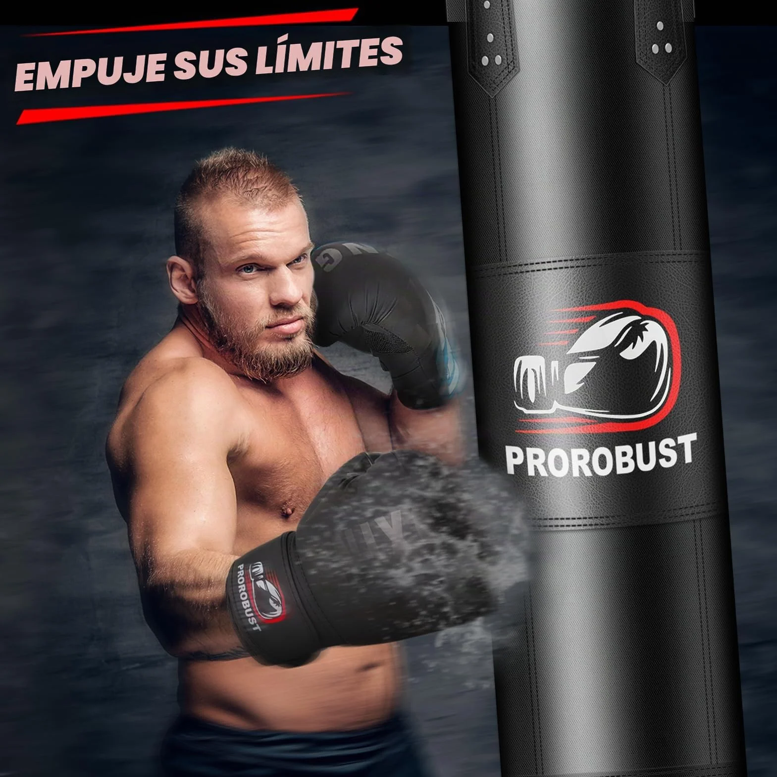 Saco de Boxeo para Adultos, Juego de Saco de Boxeo Pesado Oxford con Guantes de 12 onzas para Artes Marciales Mixtas, Kickboxing, Boxeo, Karate, Gimnasio en casa, Entrenamiento (sin