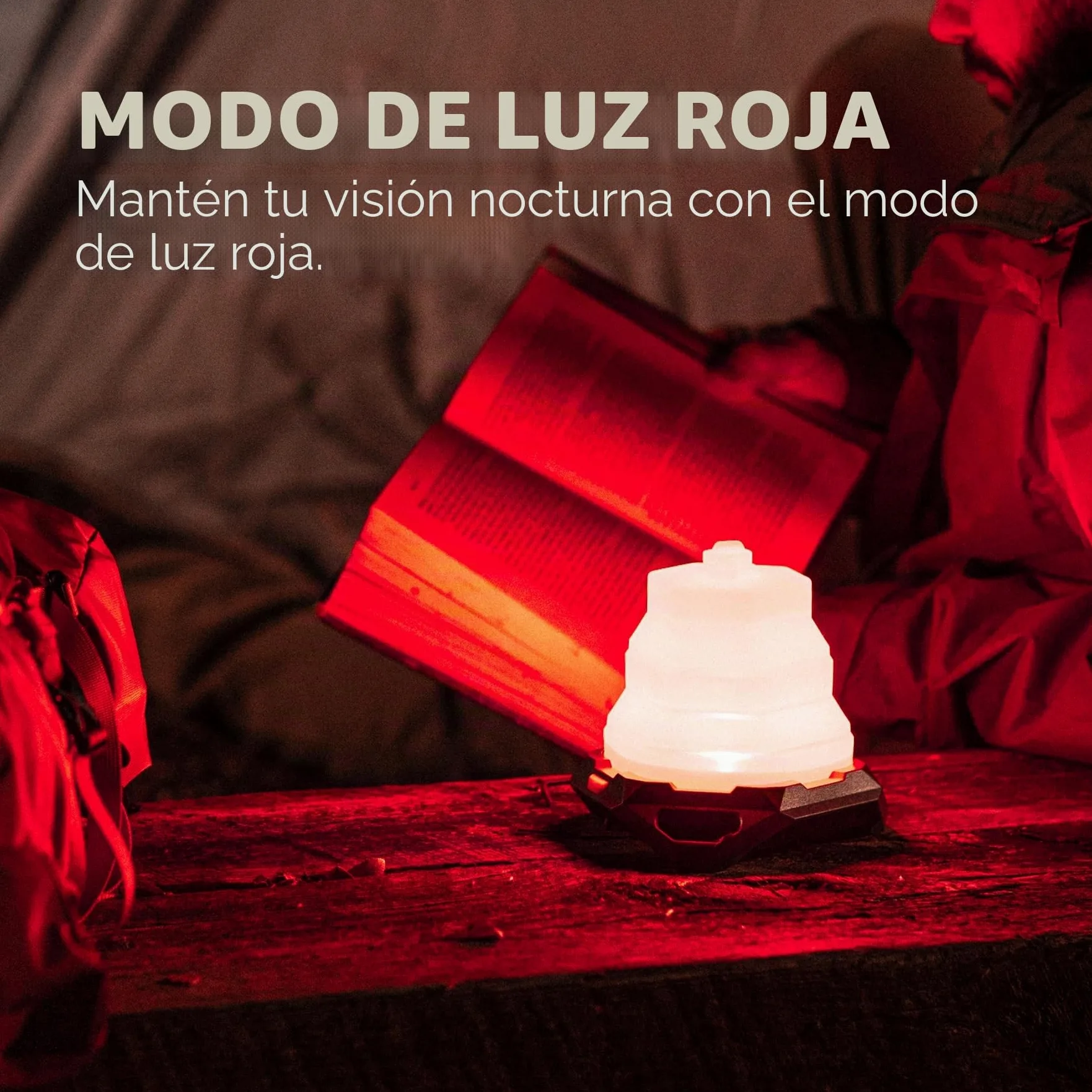 NEBO Galileo AIR 1000 Lantern - Luz de Camping Recargable y Banco de Energía - Potente Linterna Plegable de 1000 Lúmenes