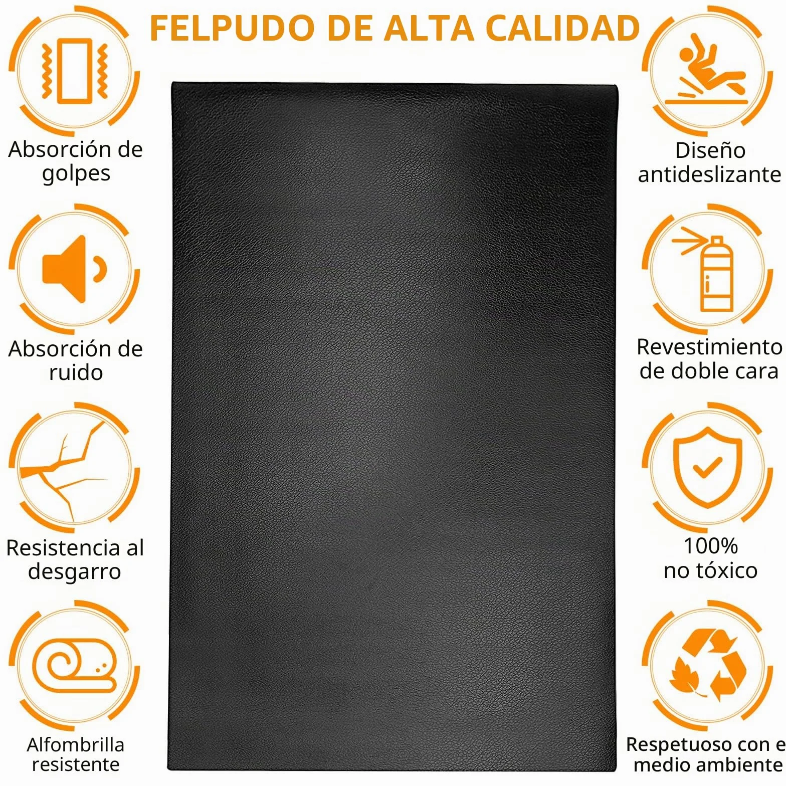 Esterilla de Ejercicio y Equipo de Fitness, Antideslizante, Alfombrilla Protectora de Piso para Cintas de Correr, Ciclismo, Rowers, Cross Trainers y Otros Equipos de Gimnasio, 180cm x 80 cm