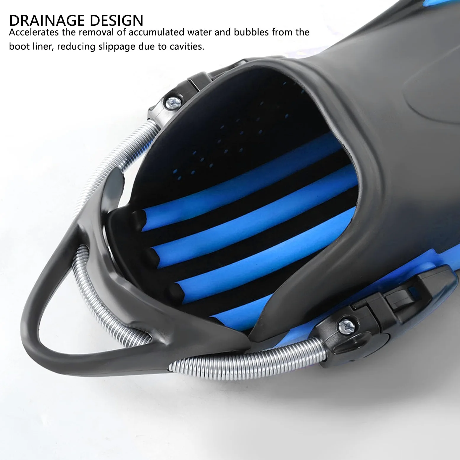 Bewinner Bewinner Aletas de Buceo Profesionales Ajustables para Buceo Profundo y Surf, Aletas de Natación Largas para Entusiastas del (XL)