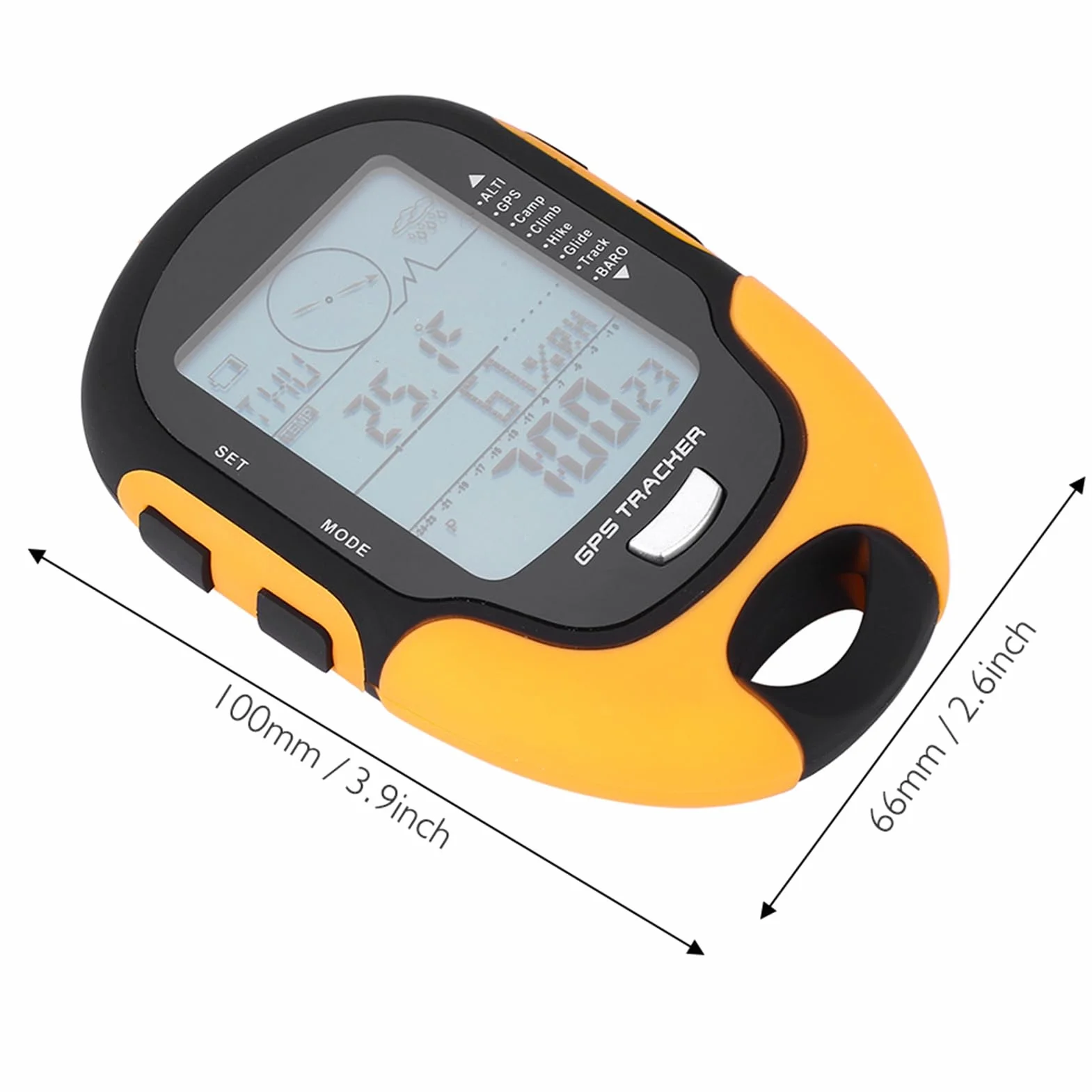 Dispositivos GPS para Senderismo, Receptor de Navegación GPS Multifunción GPS de Mano Impermeable Recargable por USB para Deportes Al Aire
