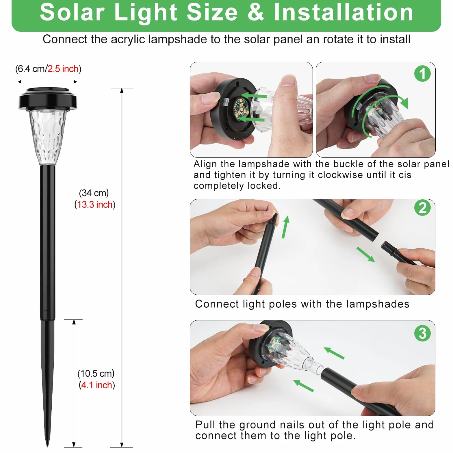 FIFlying Lámpara Solar Exterior Jardín 8 Piezas, 2 Modos Blanco Cálido, IP65 Impermeable LED