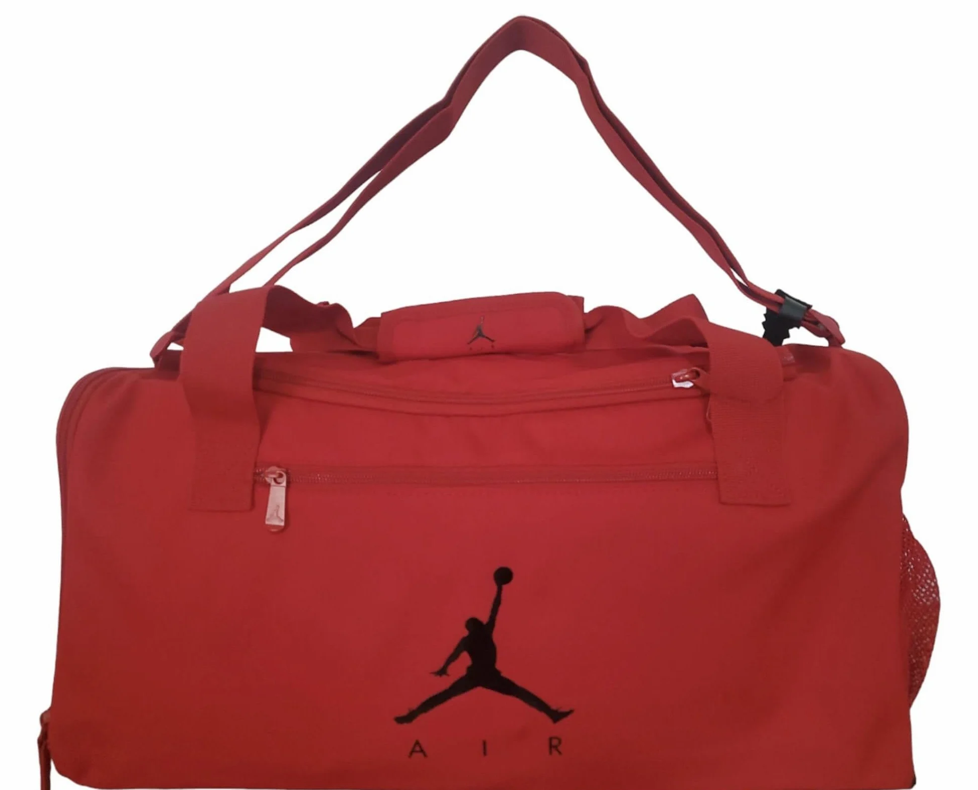 Nike Air Jordan - Bolsa deportiva pequeña (55 L), Rojo (Gym Red), Jordan Sport - Bolsa de lona