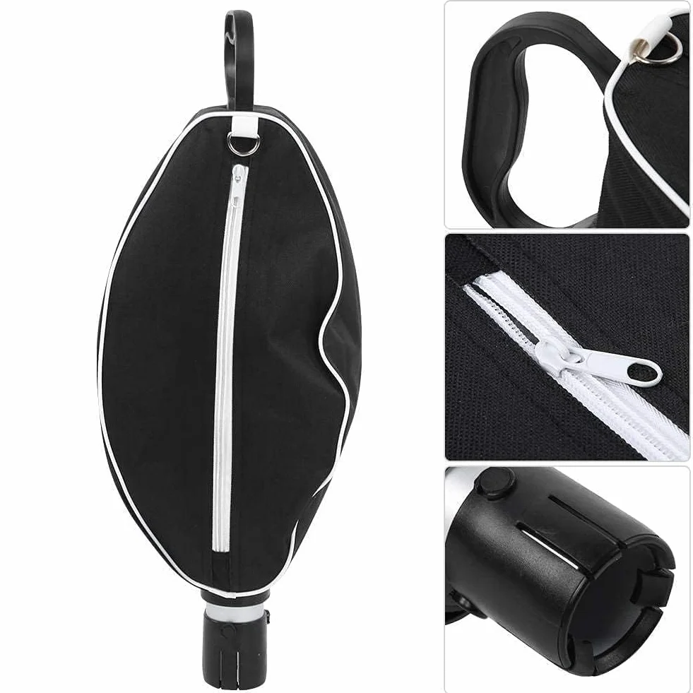 Tubo de Aluminio Telescópico Recoge Bolas de Golf 80 Bolas Soporte Colector