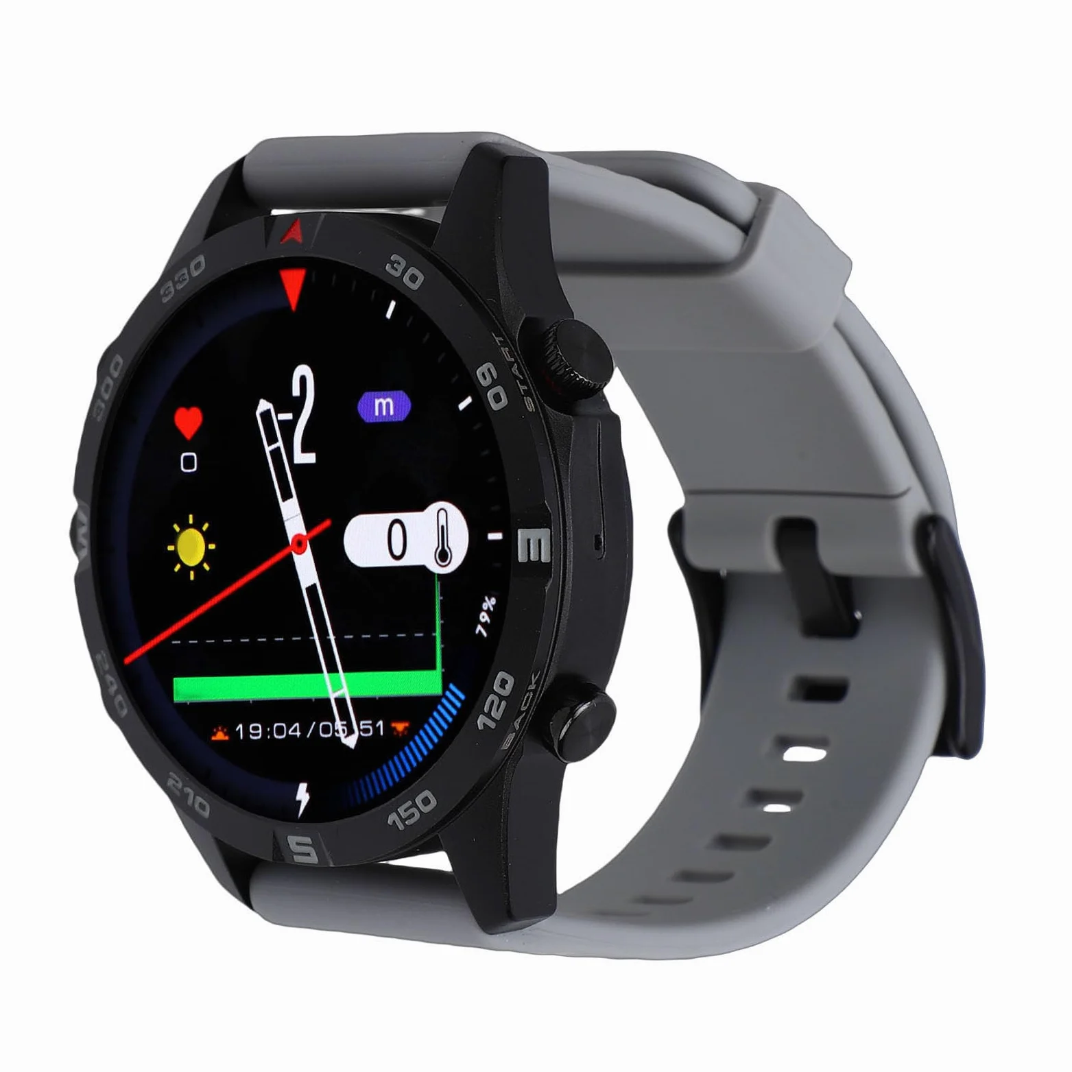 RiToEasysports Computadora de Buceo Inteligente, Reloj Deportivo con Sensores Profundidad, Pantalla 1.43 Pulgadas para Actividades Subacuáticas, Seguimiento Salud Buceadores