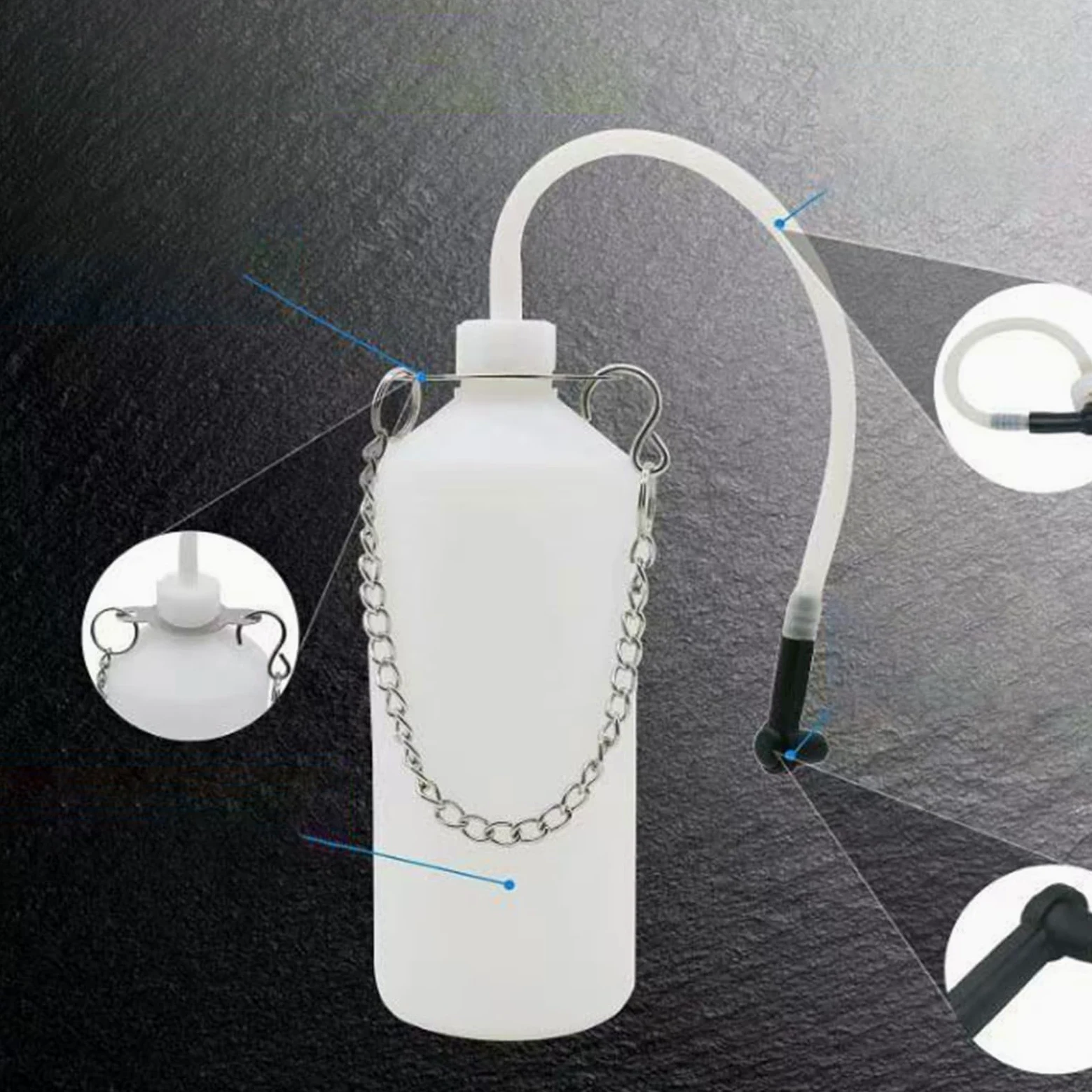 Botella Para Sangrado De Frenos Sangrador De Presión Para Cambio De Líquido | Amplia Compatibilidad Vehículos Adecuado para Viaje Camping