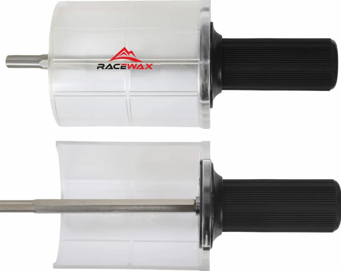 RaceWax Juego de cepillo Roto de 120 mm, corcho, nailon, pelo de crin, cobre, cepillo roto