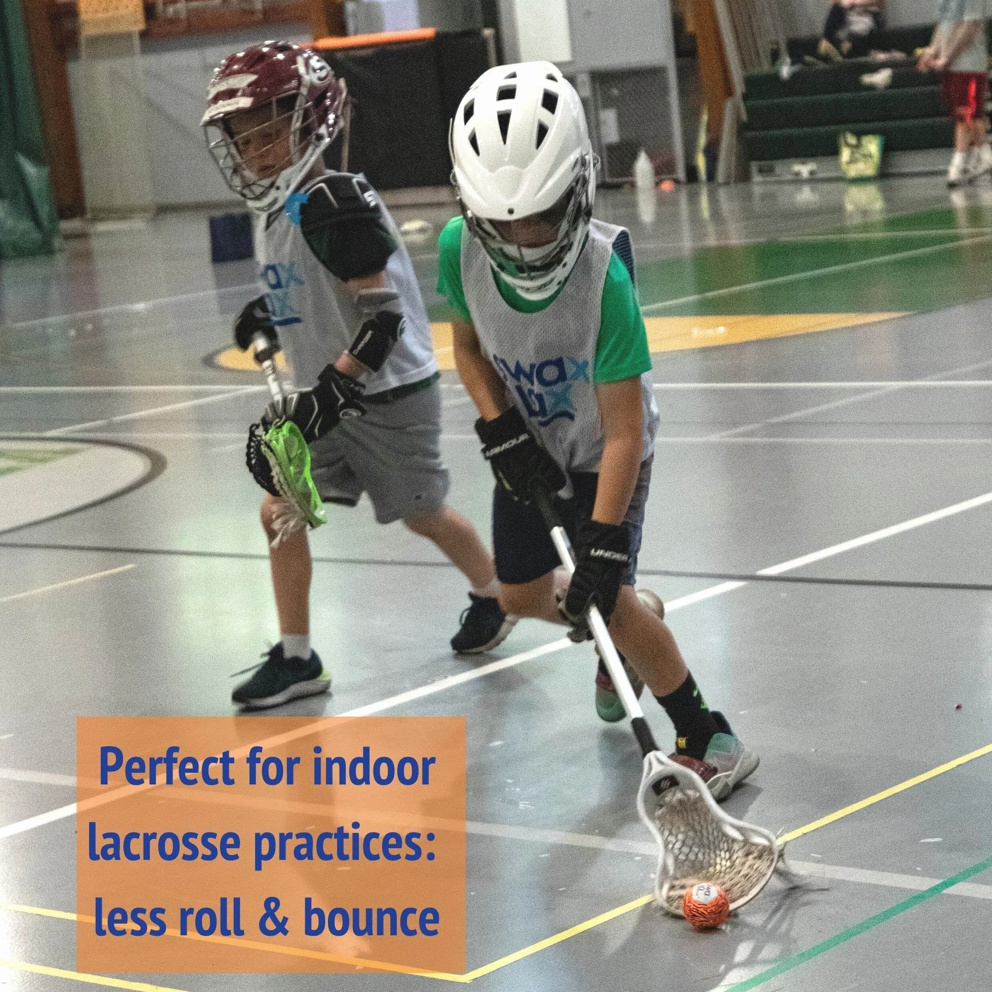 SWAX LAX Bola de Entrenamiento de Lacrosse – Entrenamiento Interior y Exterior Menos Rebote y Rebote