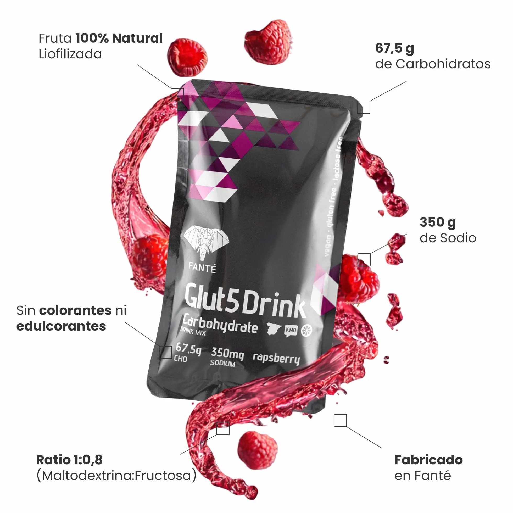Fanté Medio Maratón Pack Nutrición para Media Maratón 1 monodosis 3 geles energéticos 350mg Sodio